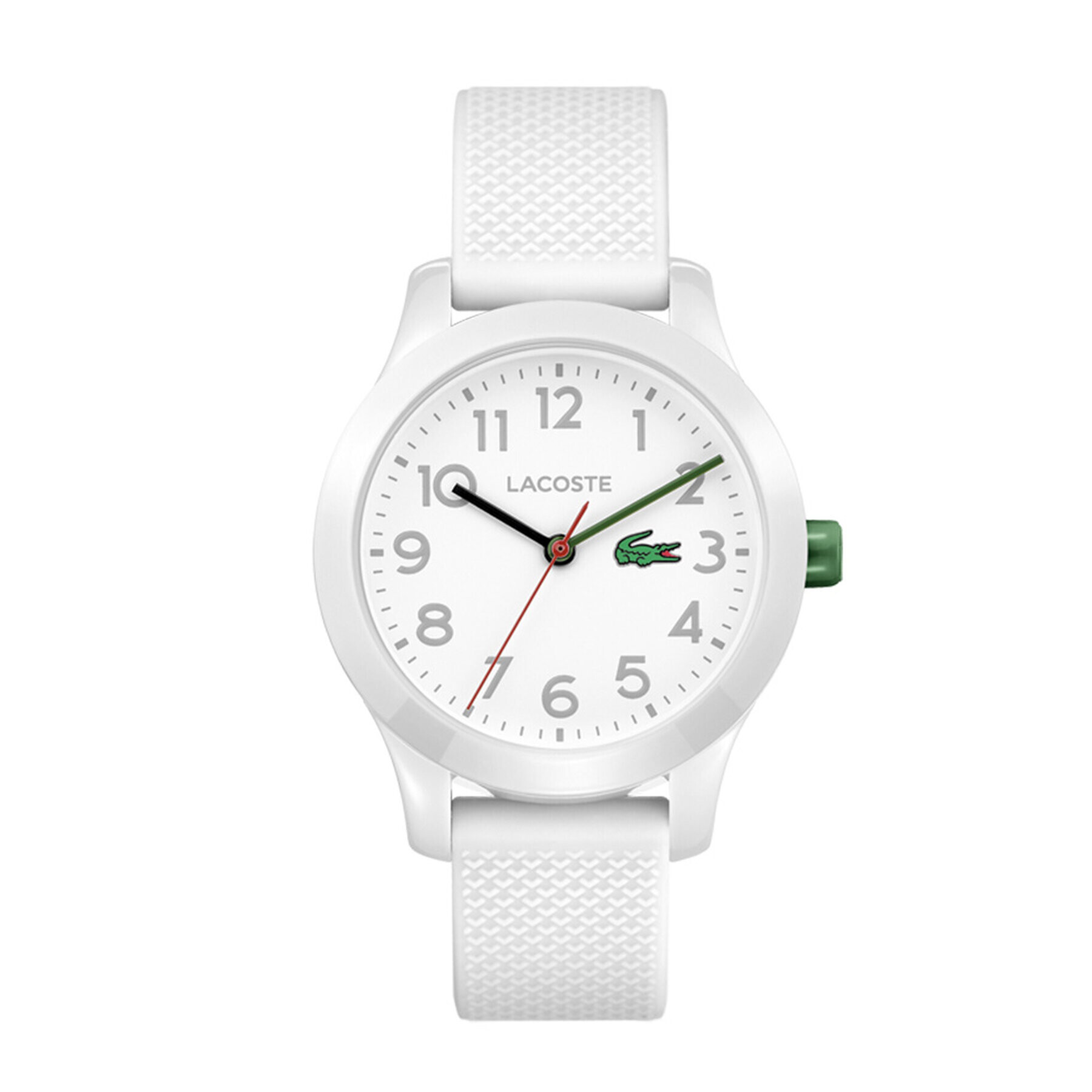 Lacoste Часовник L1212 2030003 Бял - Pepit.bg