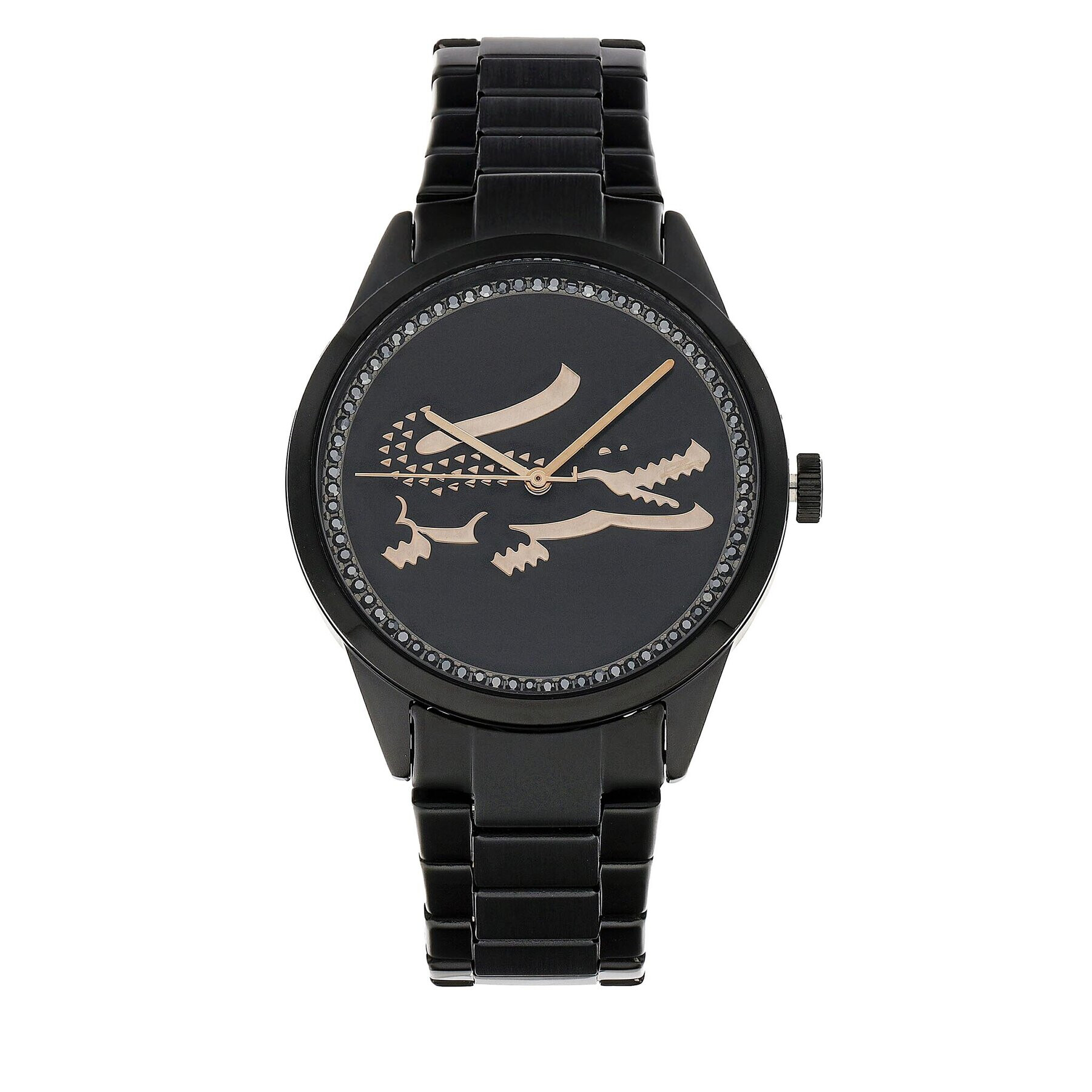 Lacoste Часовник Ladycroc 2001192 Черен - Pepit.bg