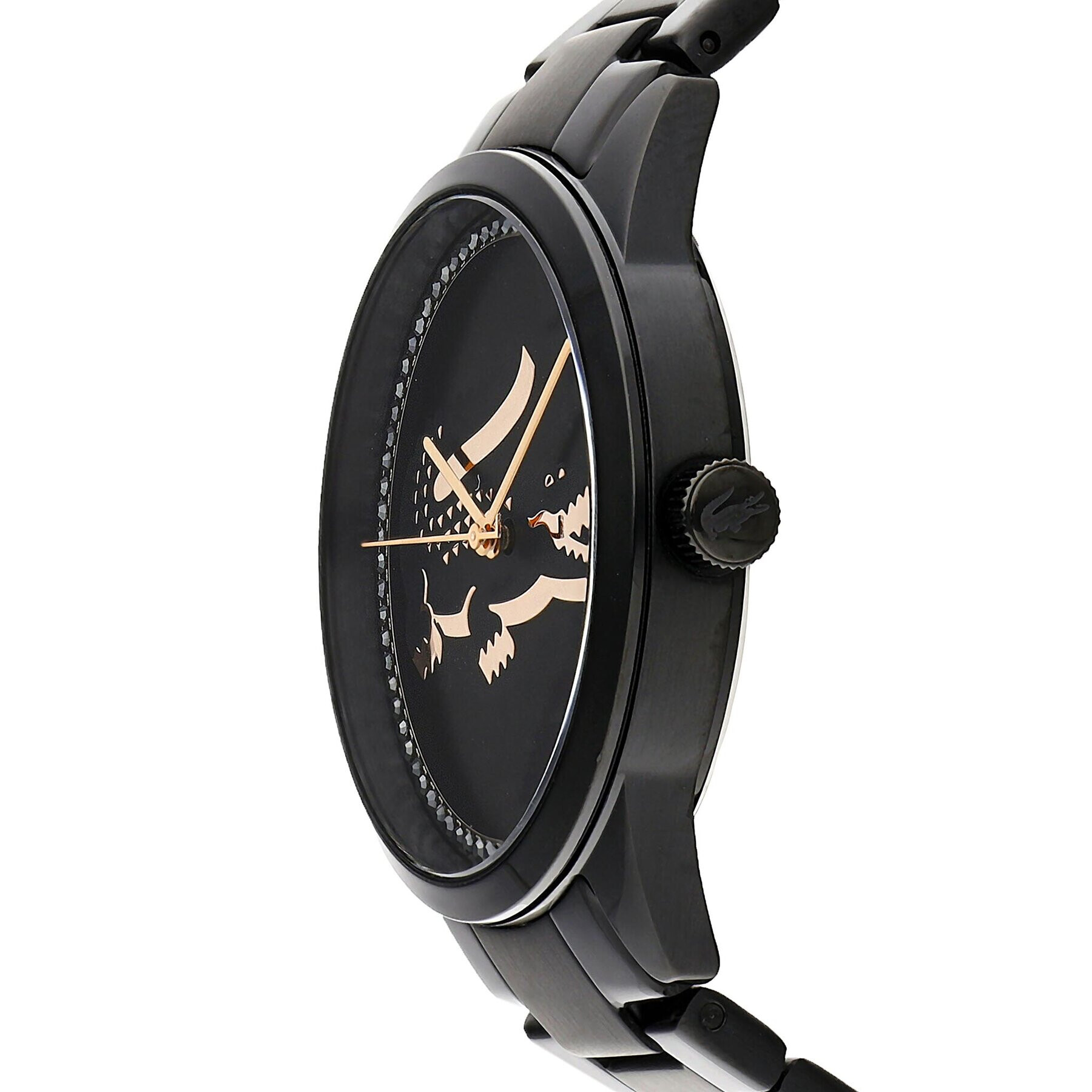 Lacoste Часовник Ladycroc 2001192 Черен - Pepit.bg