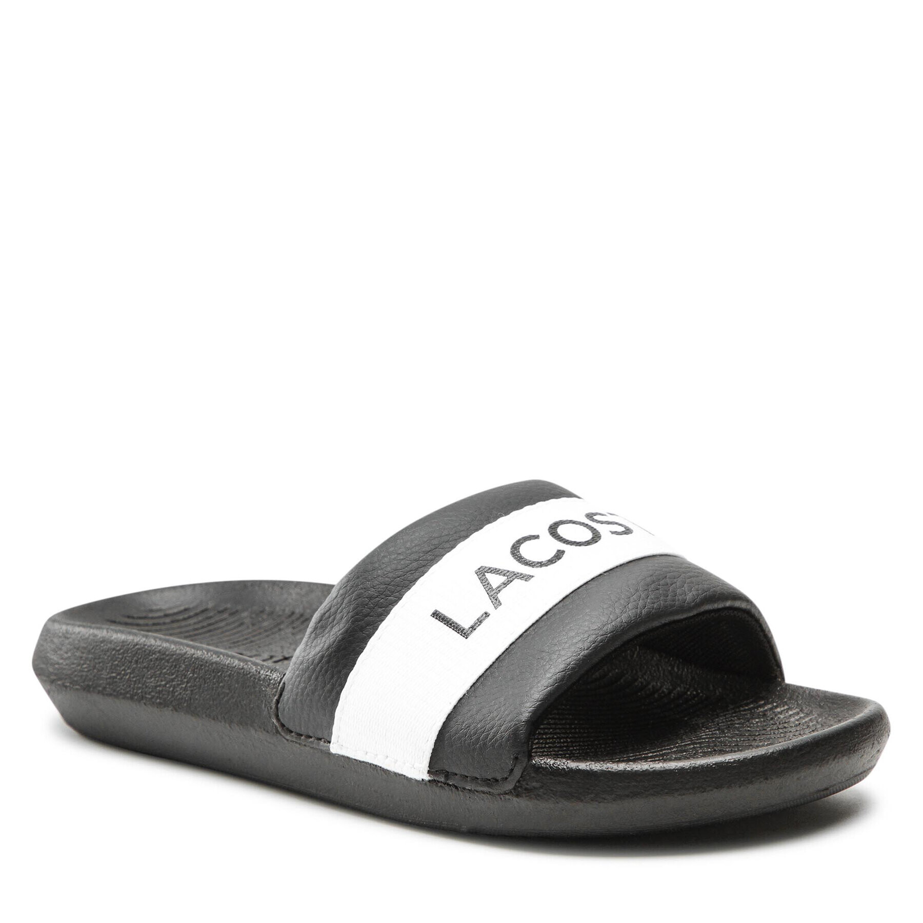 Lacoste Чехли Croco Slide 0721 1 Cfa 7-41CFA0011312 Черен - Pepit.bg