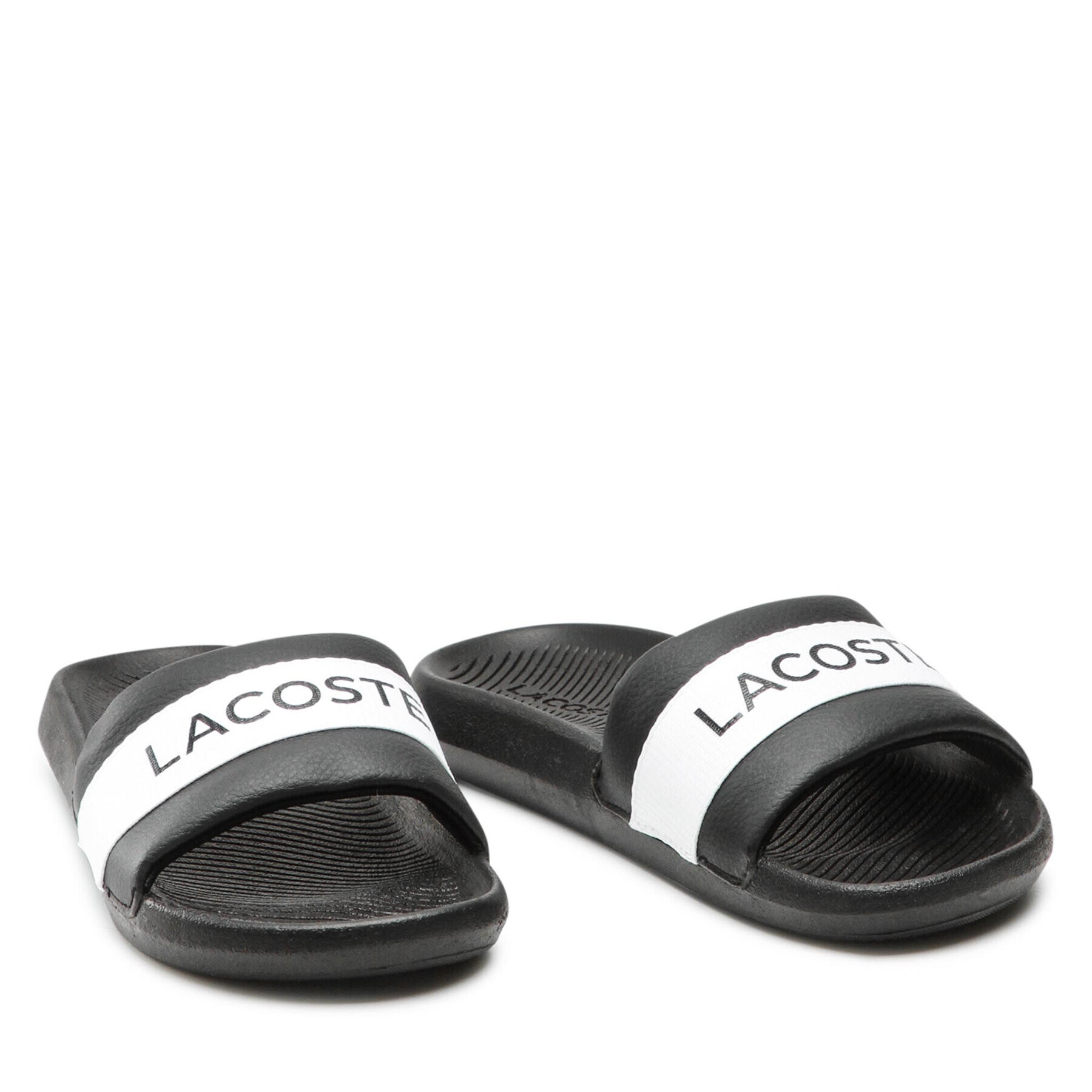 Lacoste Чехли Croco Slide 0721 1 Cfa 7-41CFA0011312 Черен - Pepit.bg