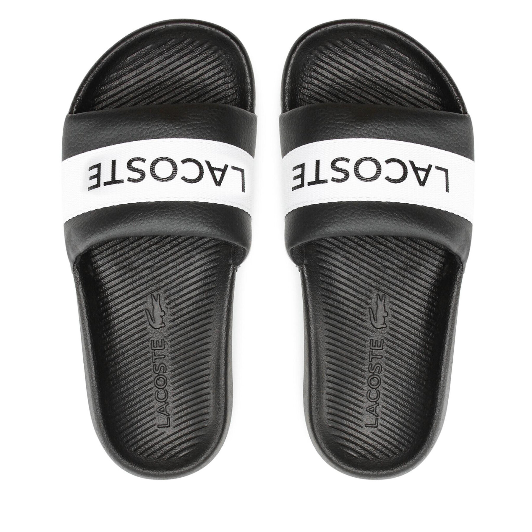 Lacoste Чехли Croco Slide 0721 1 Cfa 7-41CFA0011312 Черен - Pepit.bg