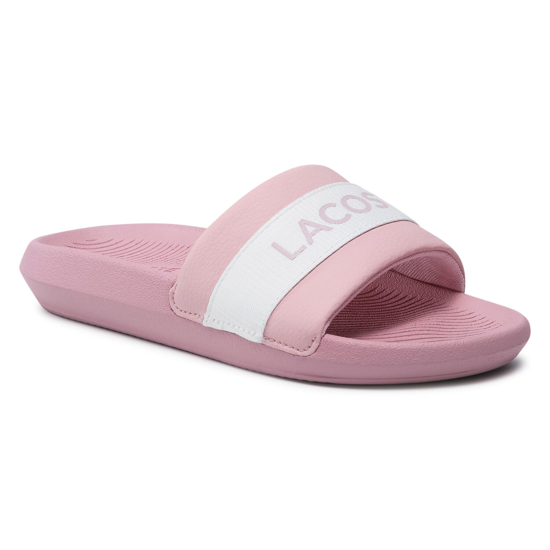 Lacoste Чехли Croco Slide 0721 Cfa 7-41CFA0011208 Розов - Pepit.bg