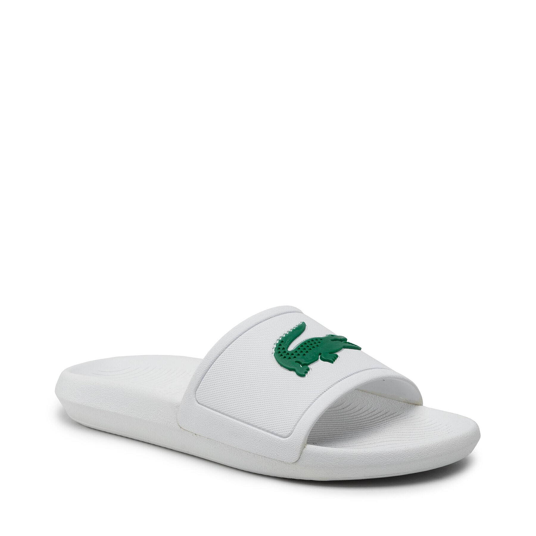 Lacoste Чехли Croco Slide 119 1 Cma 7-37CMA0018082 Бял - Pepit.bg