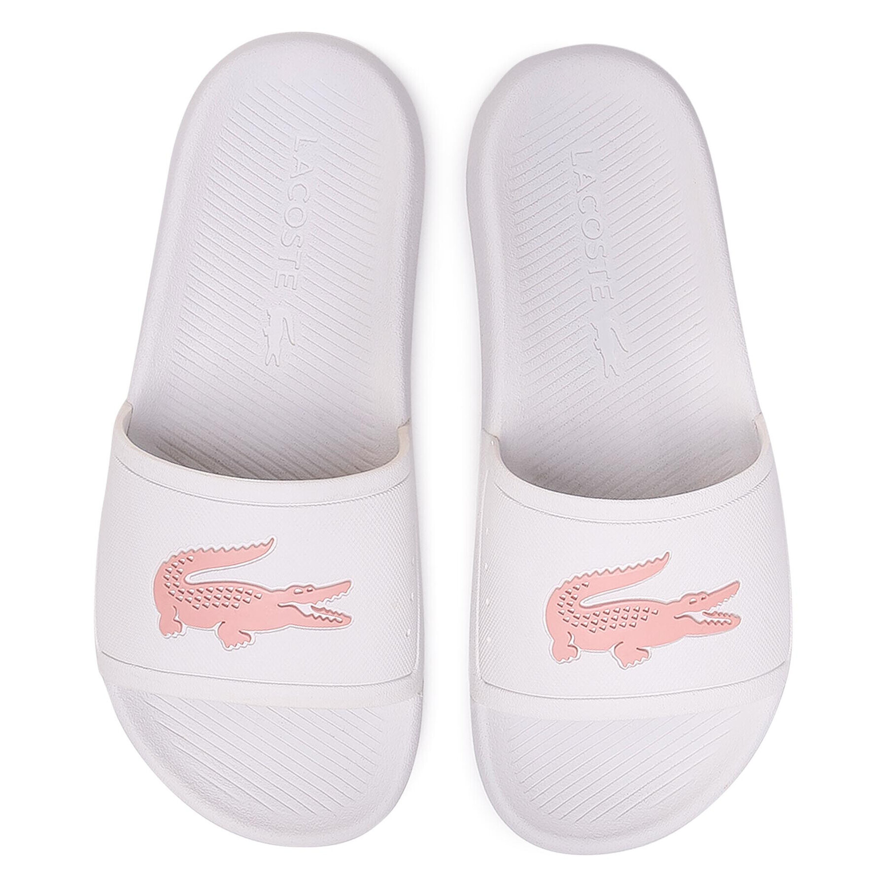 Lacoste Чехли Croco Slide 119 3 Cfa 7-37CFA00051Y9 Бял - Pepit.bg