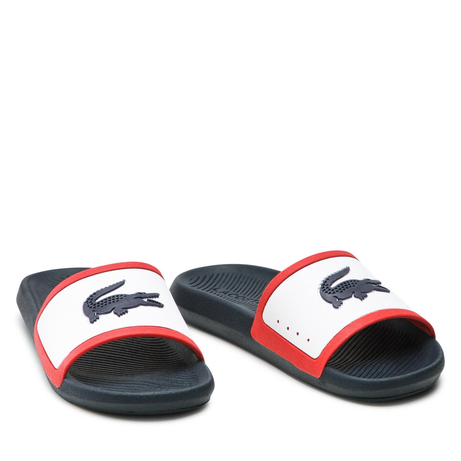 Lacoste Чехли Croco Slide Tri 2 Cma 7-43CMA0023407 Бял - Pepit.bg