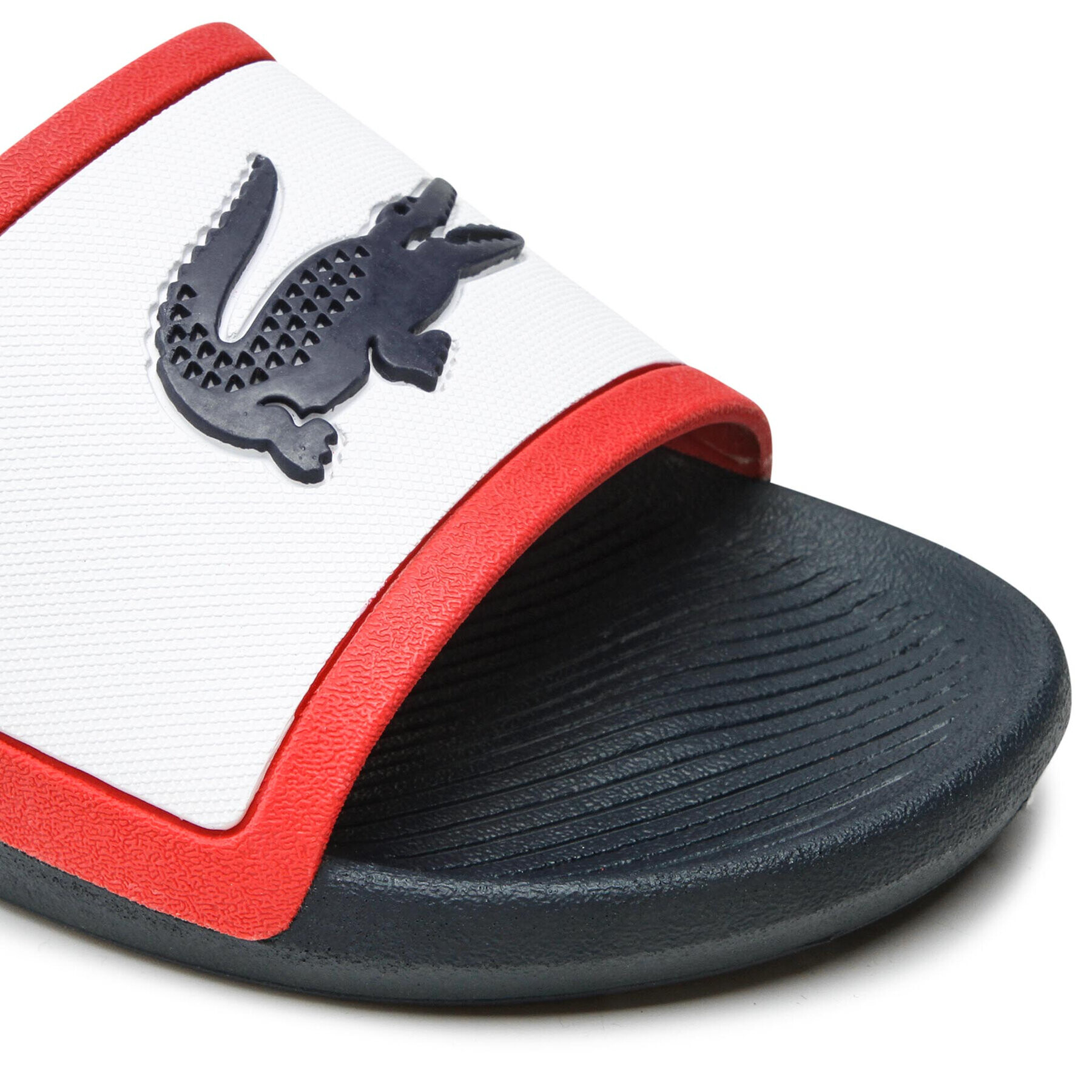 Lacoste Чехли Croco Slide Tri 2 Cma 7-43CMA0023407 Бял - Pepit.bg