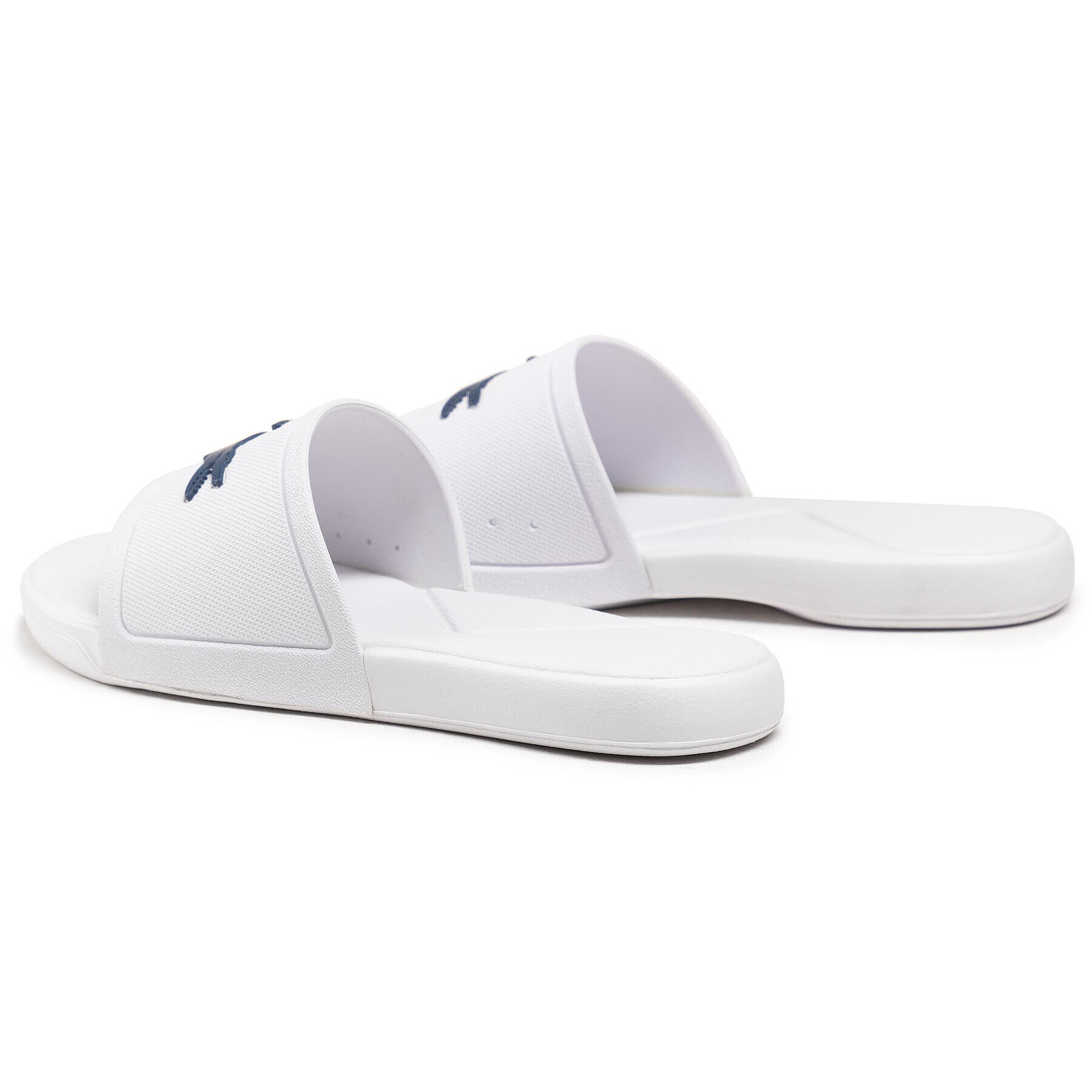 Lacoste Чехли Slide 0921 1 Cuj 7-41CUJ0008X96 Бял - Pepit.bg
