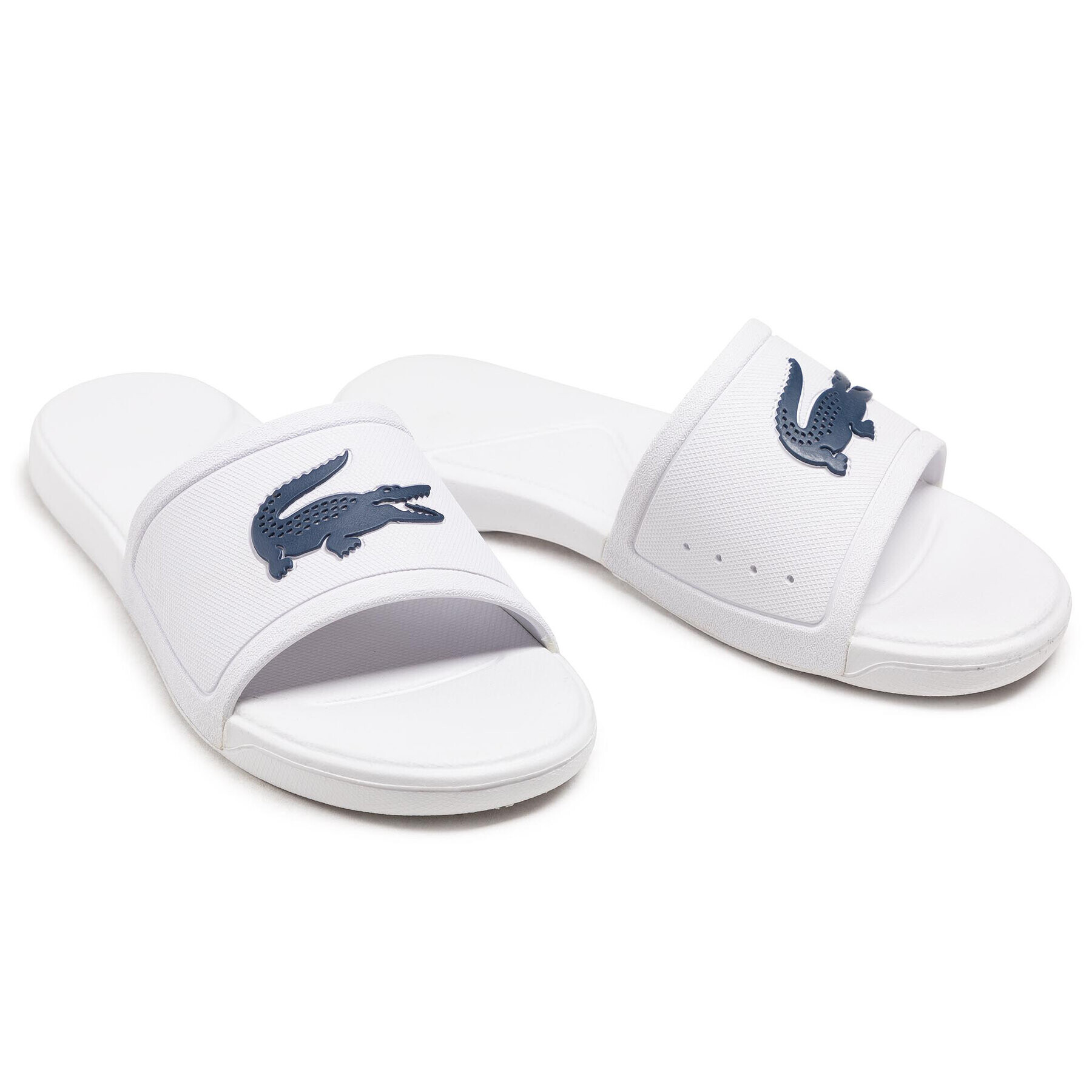 Lacoste Чехли Slide 0921 1 Cuj 7-41CUJ0008X96 Бял - Pepit.bg