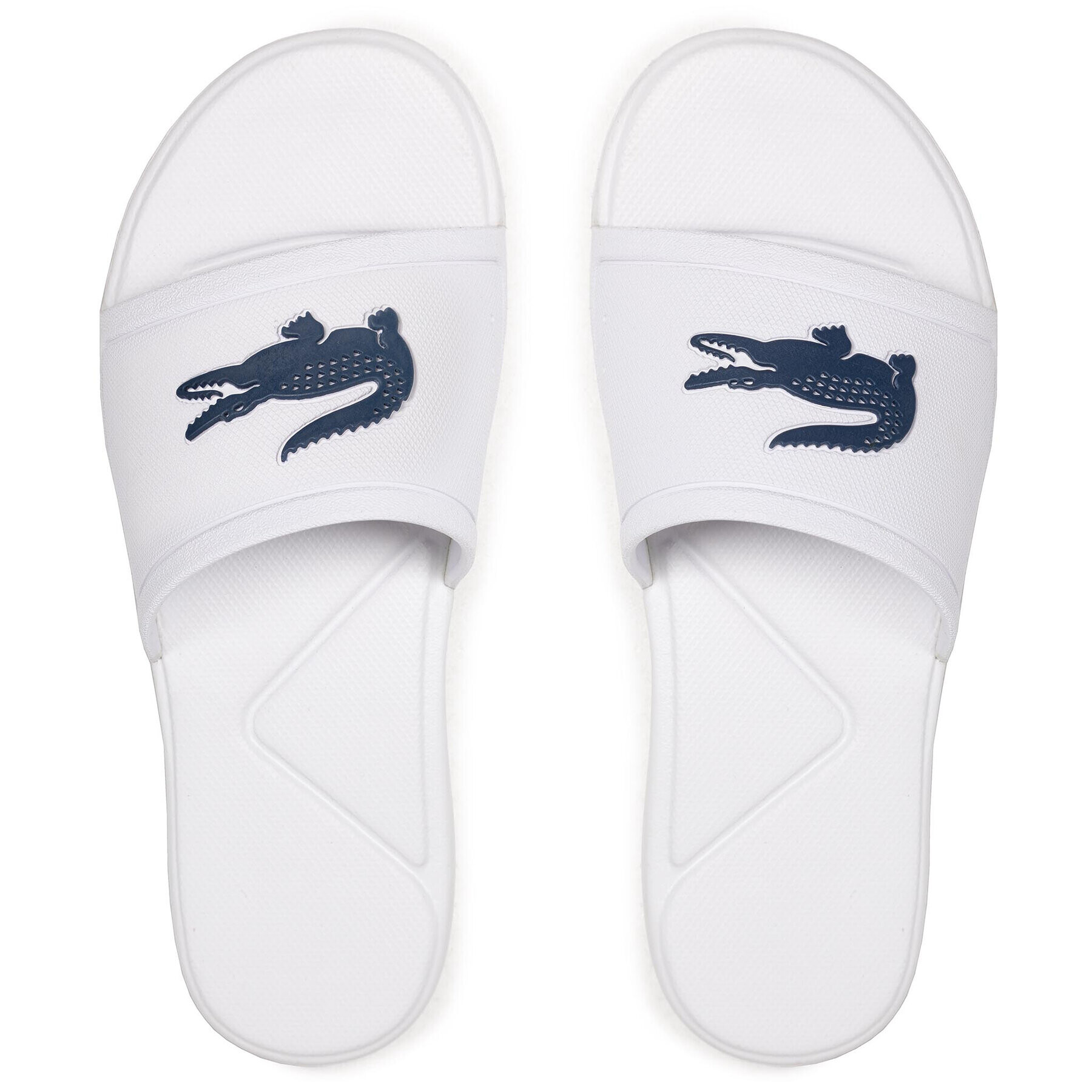 Lacoste Чехли Slide 0921 1 Cuj 7-41CUJ0008X96 Бял - Pepit.bg
