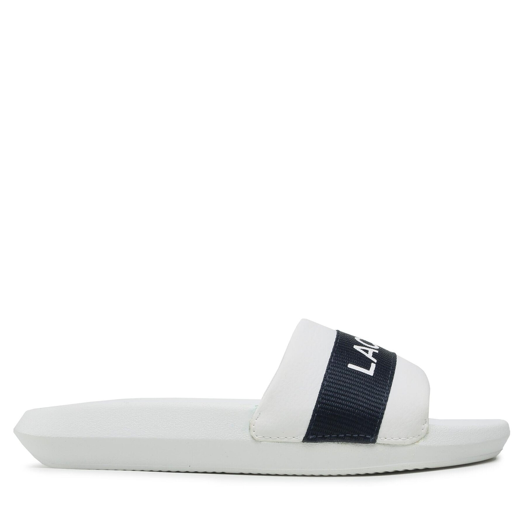 Lacoste Чехли Croco Slide 0721 1 Cfa 7-41CFA0011 Бял - Pepit.bg