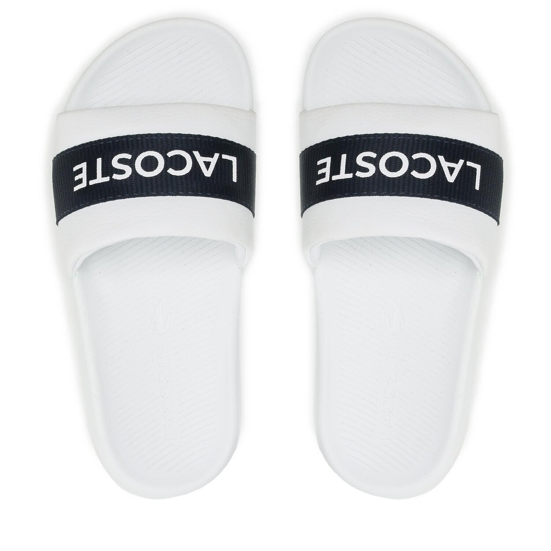 Lacoste Чехли Croco Slide 0721 1 Cfa 7-41CFA0011 Бял - Pepit.bg