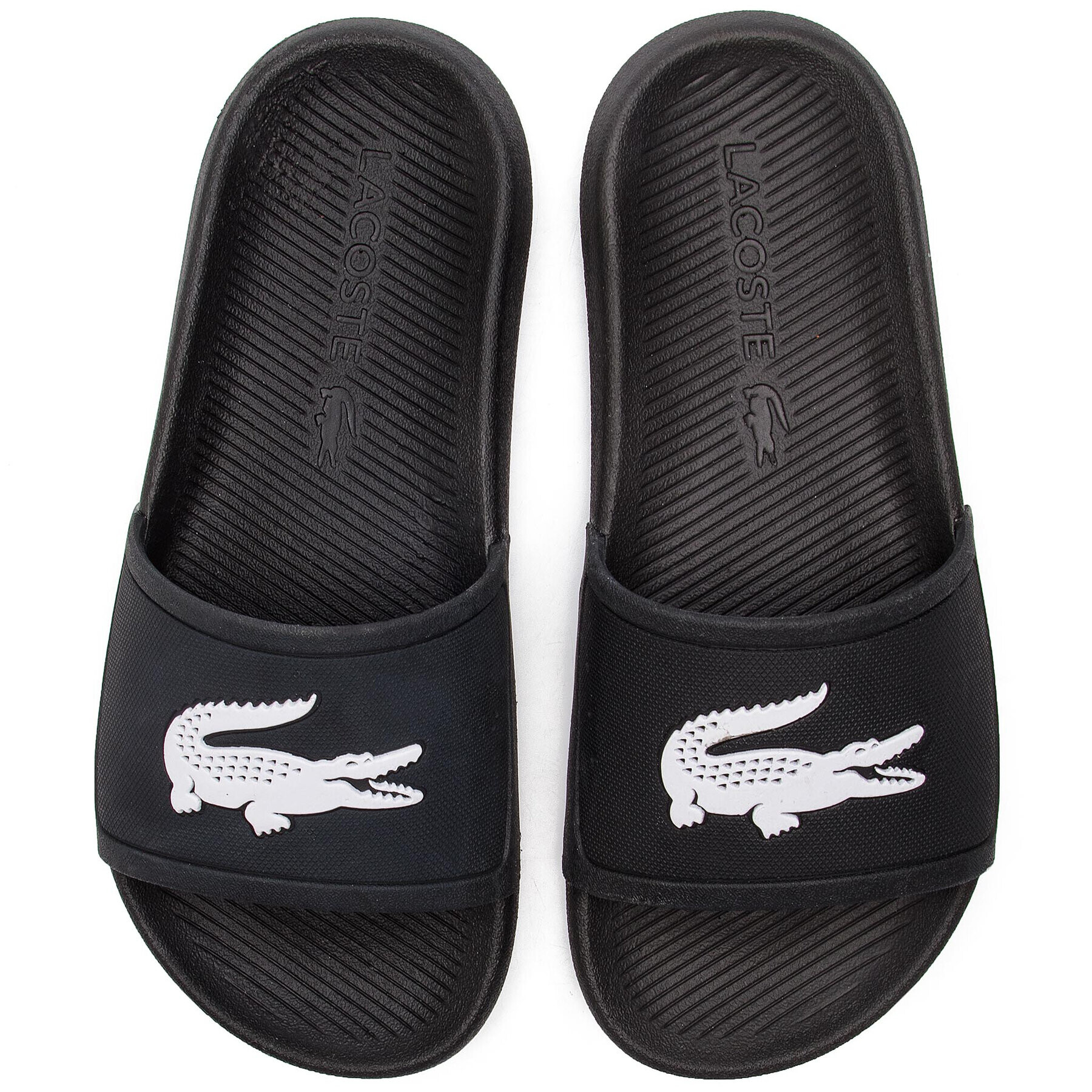 Lacoste Чехли Croco Slide 119 3 Cfa 7-37CFA0005312 Черен - Pepit.bg