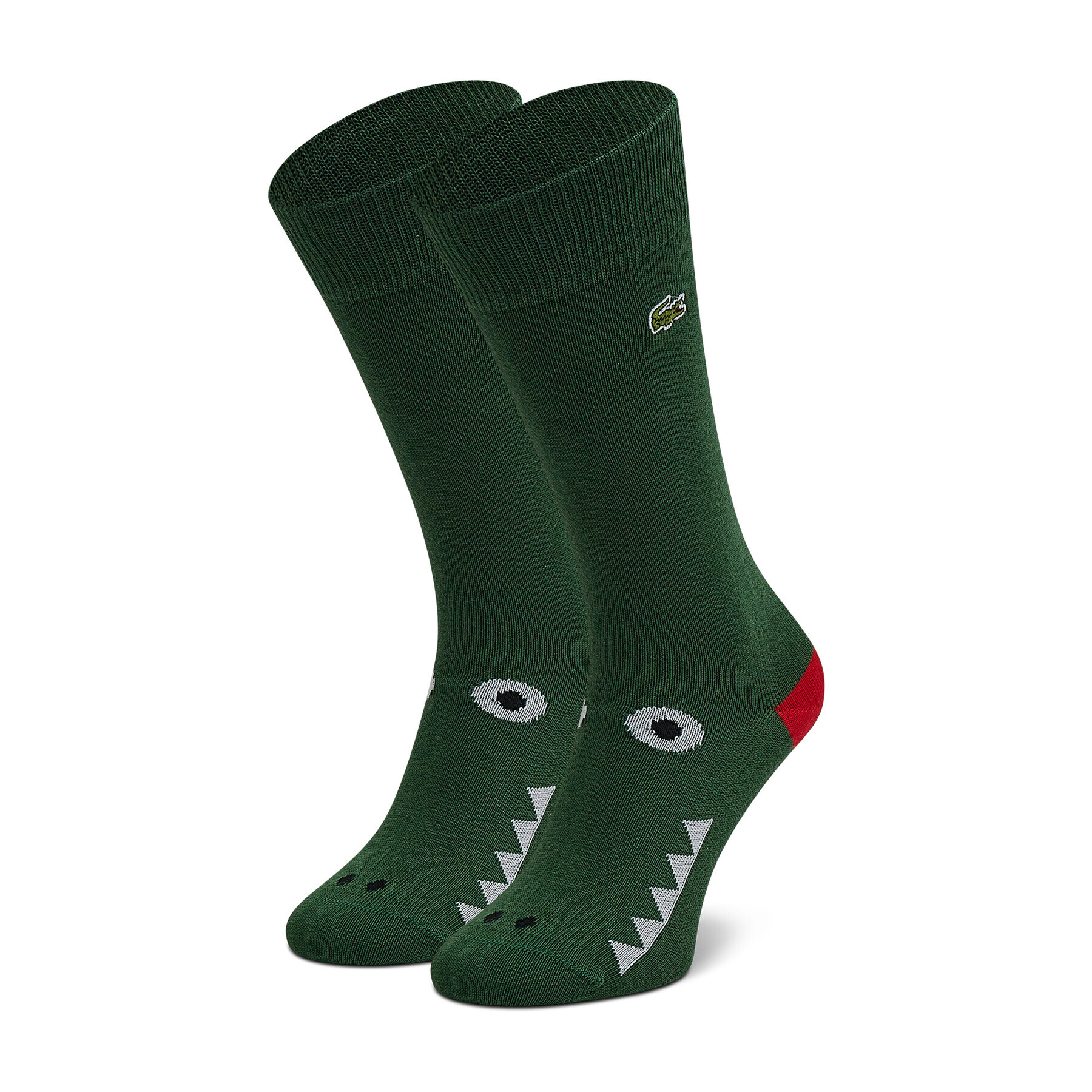 Lacoste Чорапи дълги мъжки RA7406 Зелен - Pepit.bg