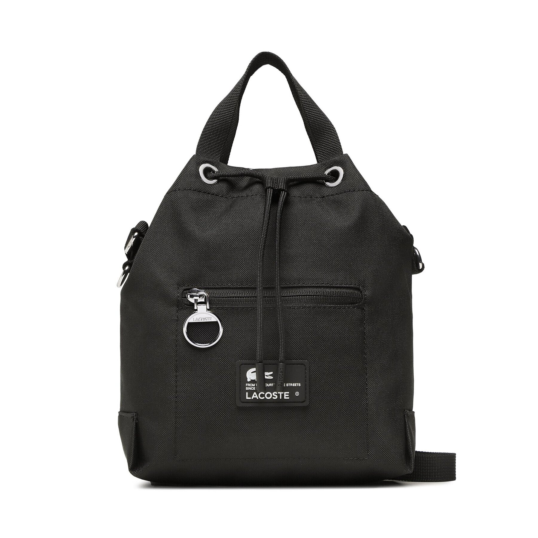 Lacoste Дамска чанта Bucket Bag NF4196WE Черен - Pepit.bg