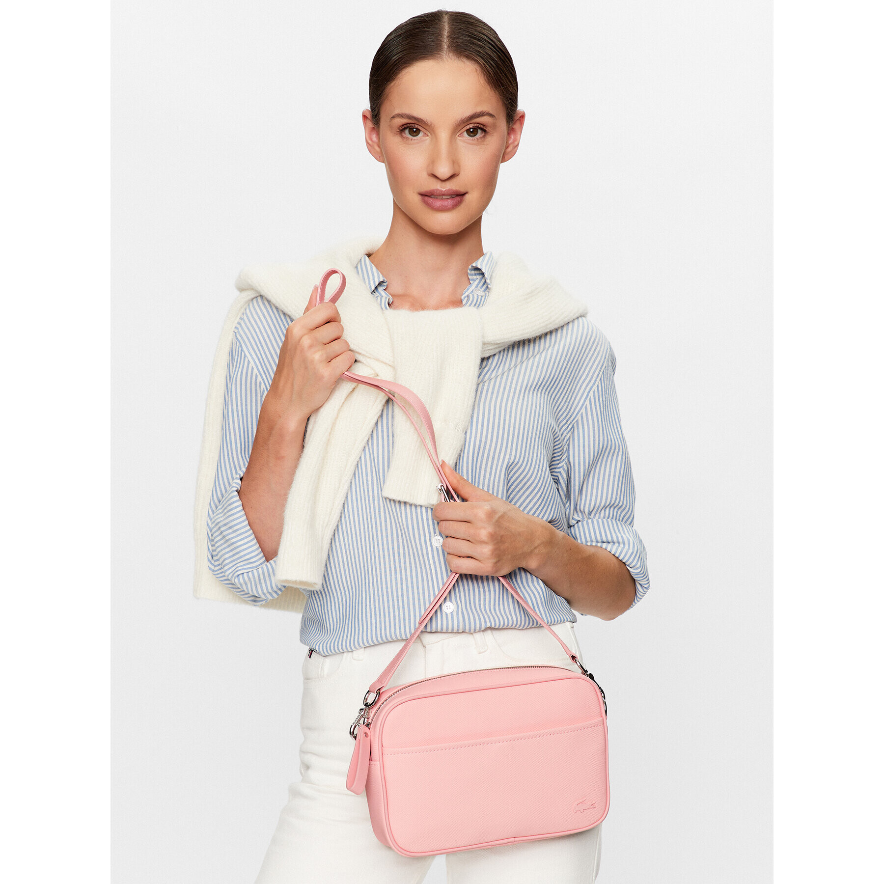 Lacoste Дамска чанта Crossover Bag NF3954DB Розов - Pepit.bg
