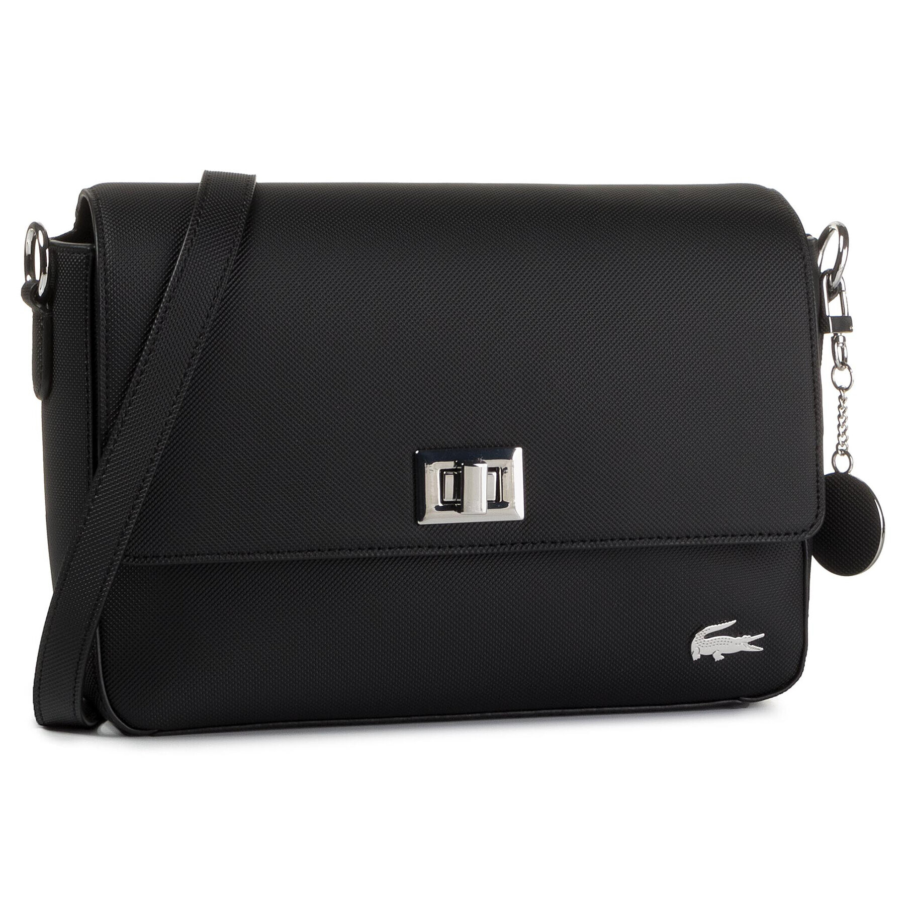 Lacoste Дамска чанта Flap Crossover Bag NF2770DC Черен - Pepit.bg