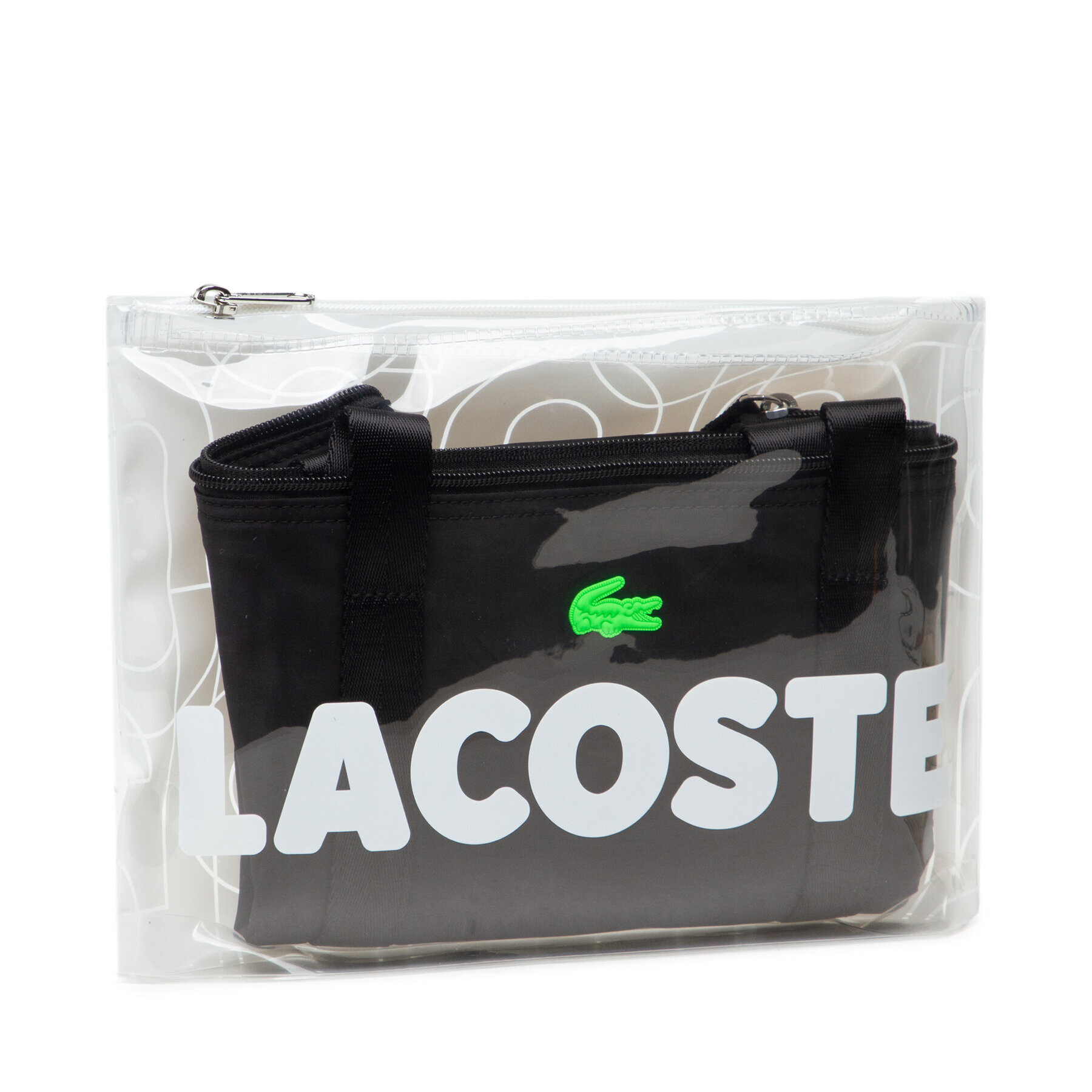 Lacoste Дамска чанта M Shopping Bag NF3619YA Черен - Pepit.bg