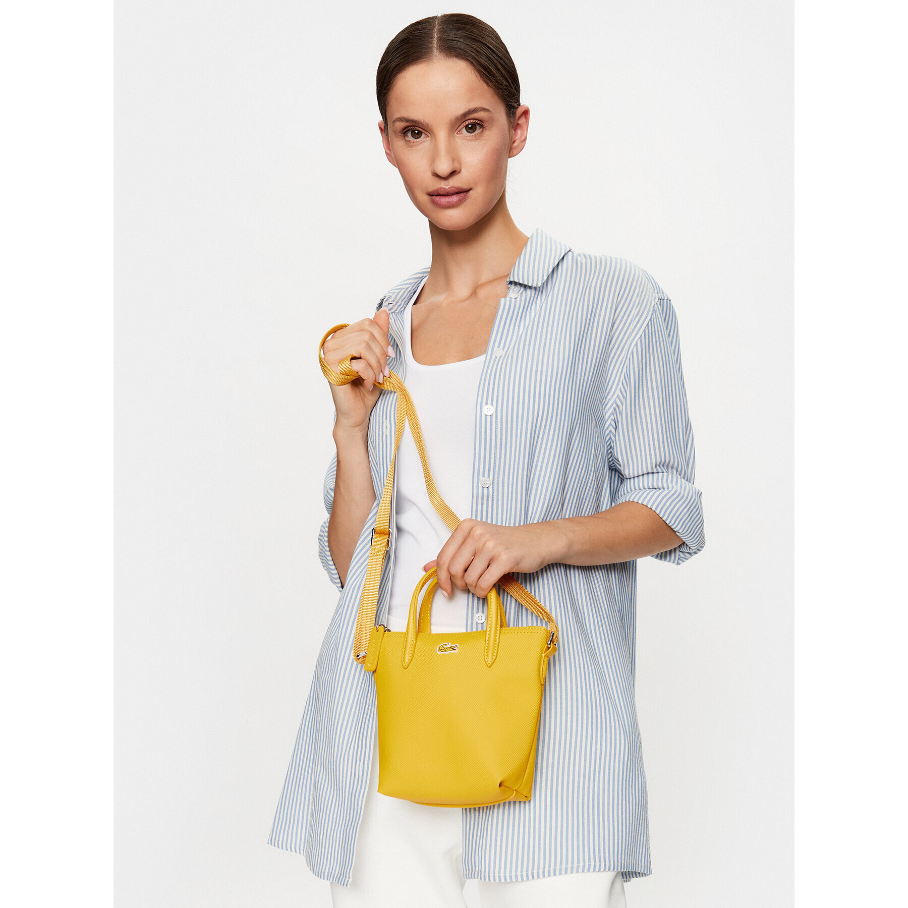 Lacoste Дамска чанта NF2609POL36 Жълт - Pepit.bg