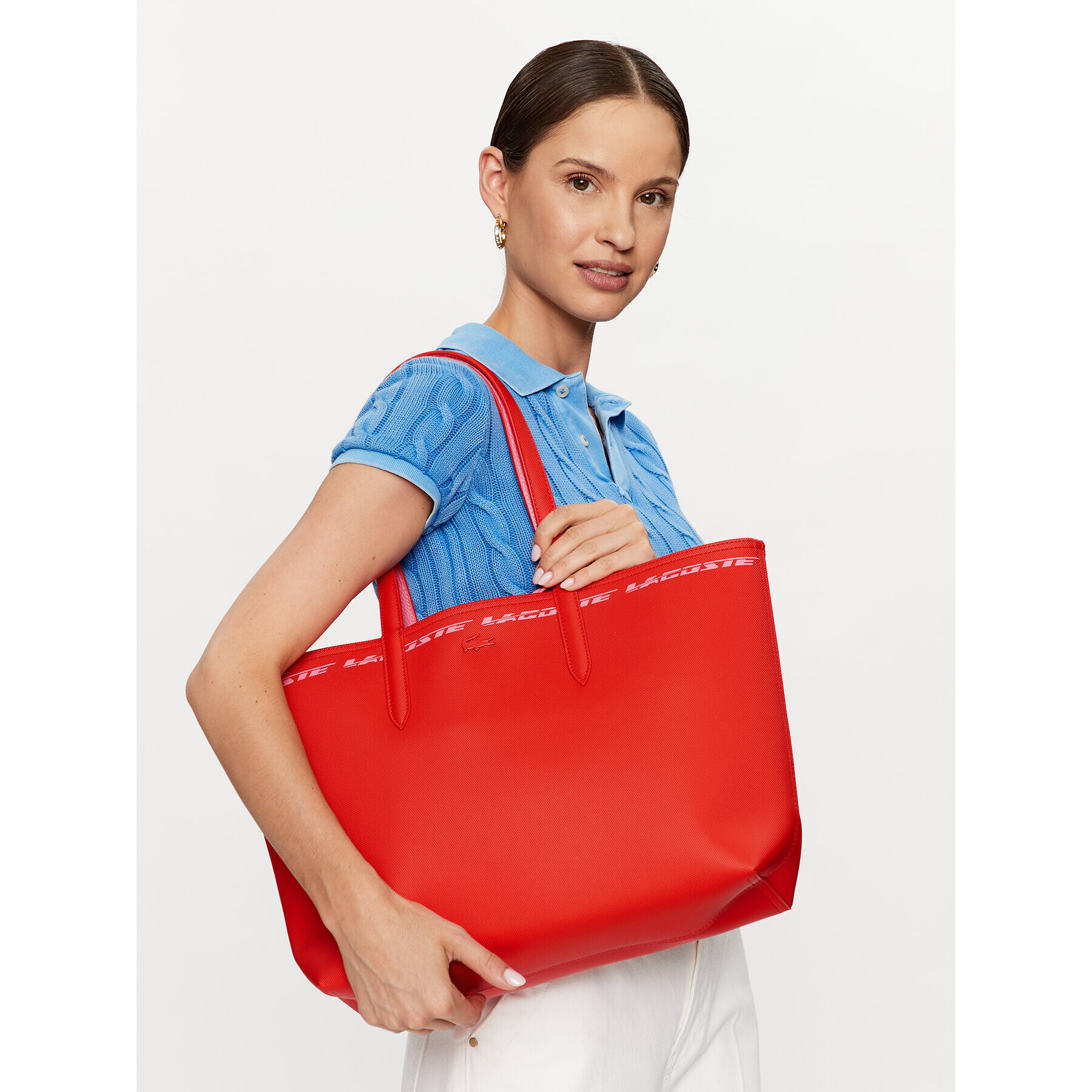 Lacoste Дамска чанта NF4236AS Розов - Pepit.bg