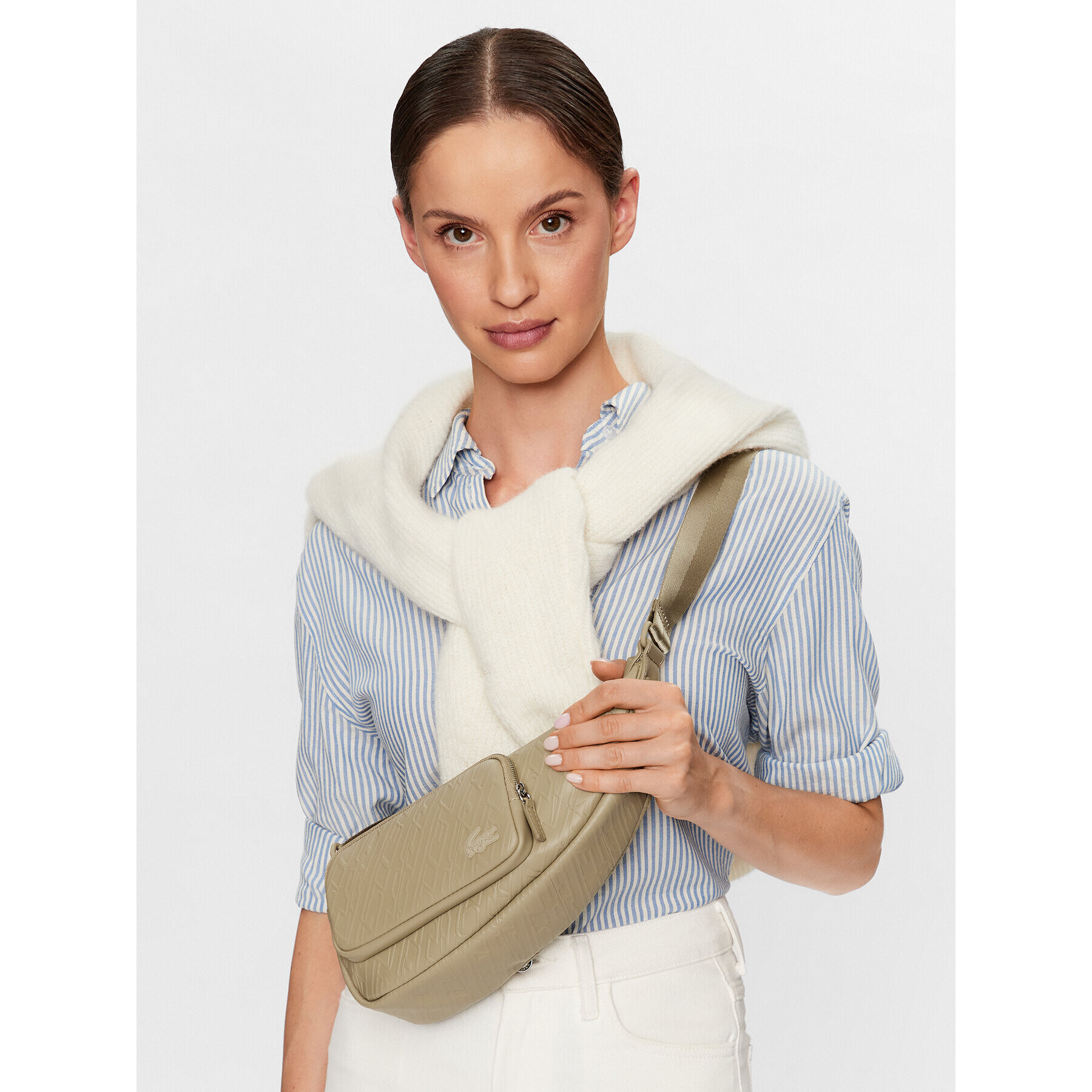 Lacoste Чанта за кръст S Crossover Bag NU4301ID Кафяв - Pepit.bg