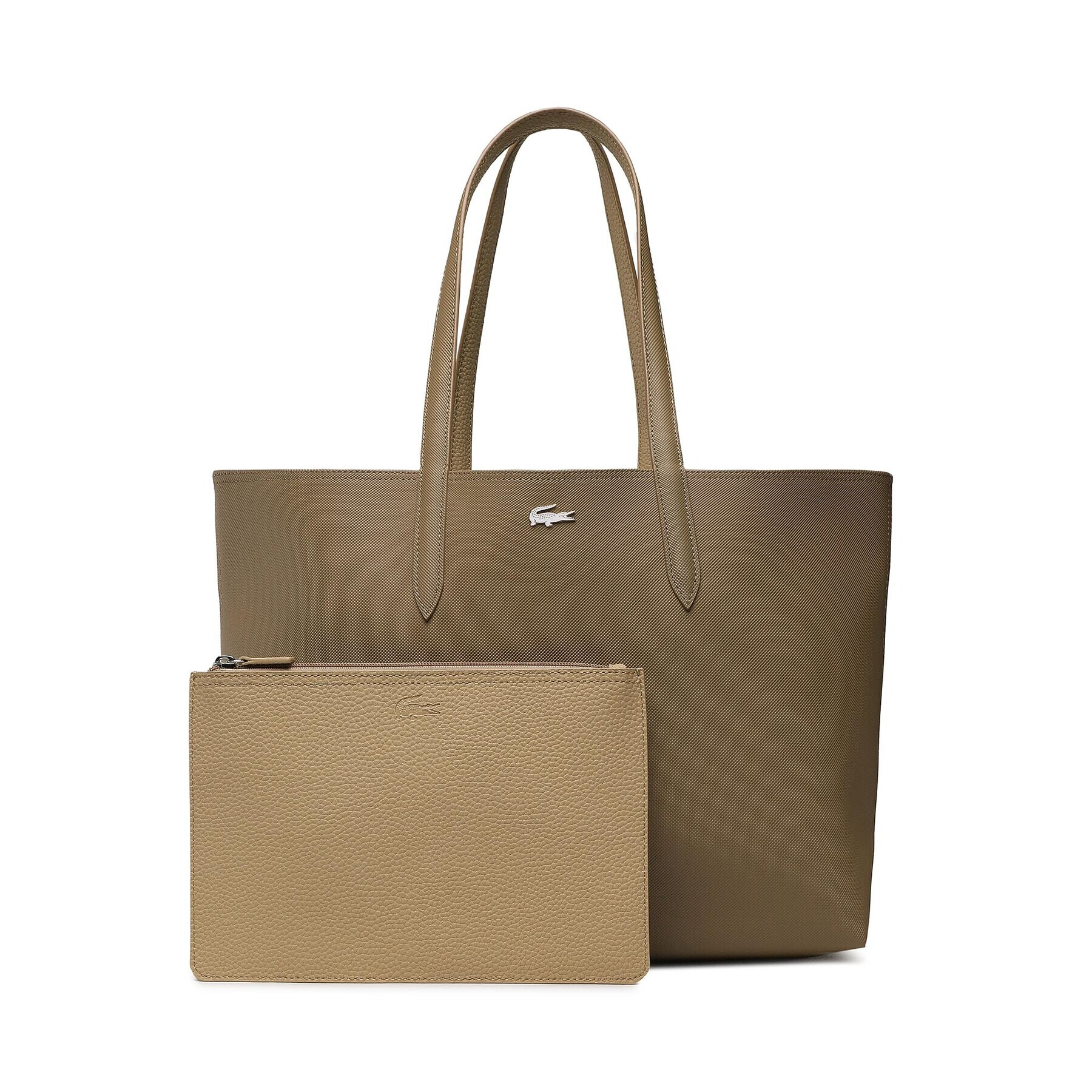 Lacoste Дамска чанта Shopping Bag NF2142AA Бежов - Pepit.bg