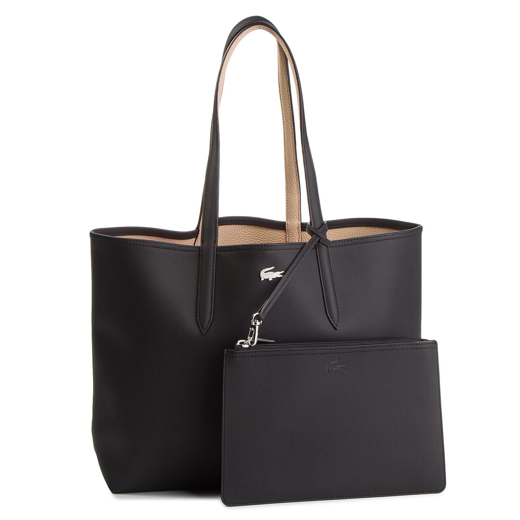 Lacoste Дамска чанта Shopping Bag NF2142AA Черен - Pepit.bg