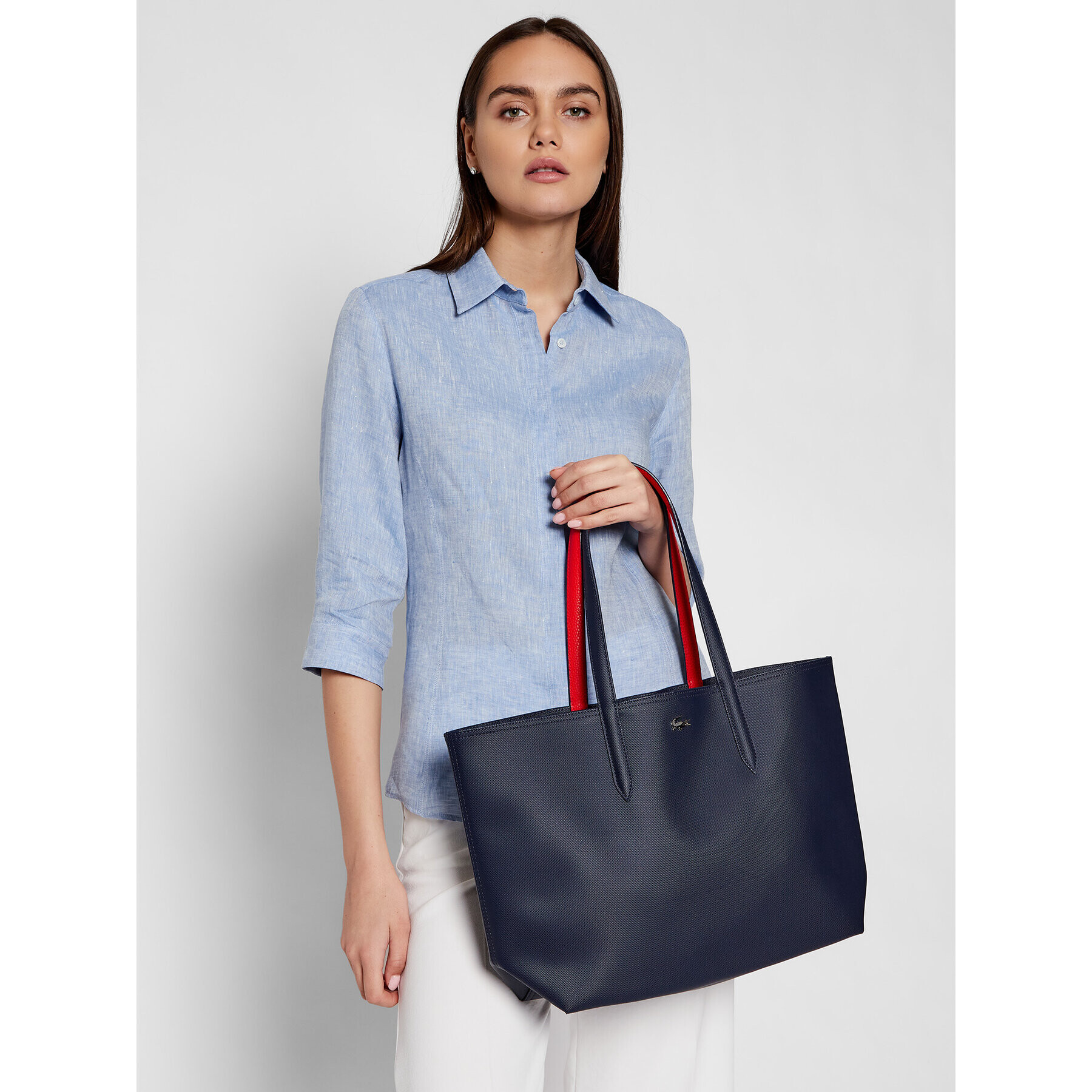 Lacoste Дамска чанта Shopping Bag NF2142AA Червен - Pepit.bg