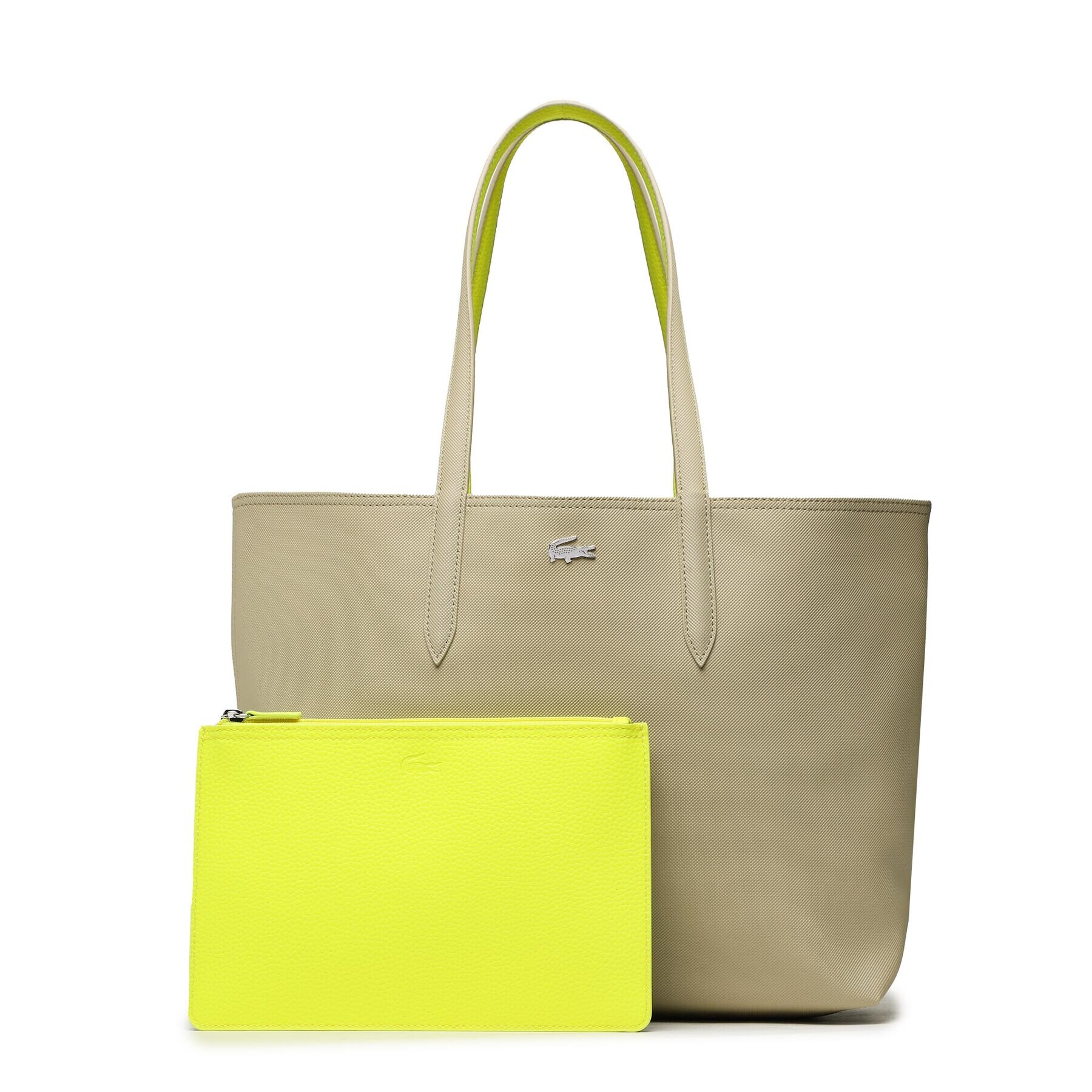 Lacoste Дамска чанта Shopping Bag NF2142AA Жълт - Pepit.bg