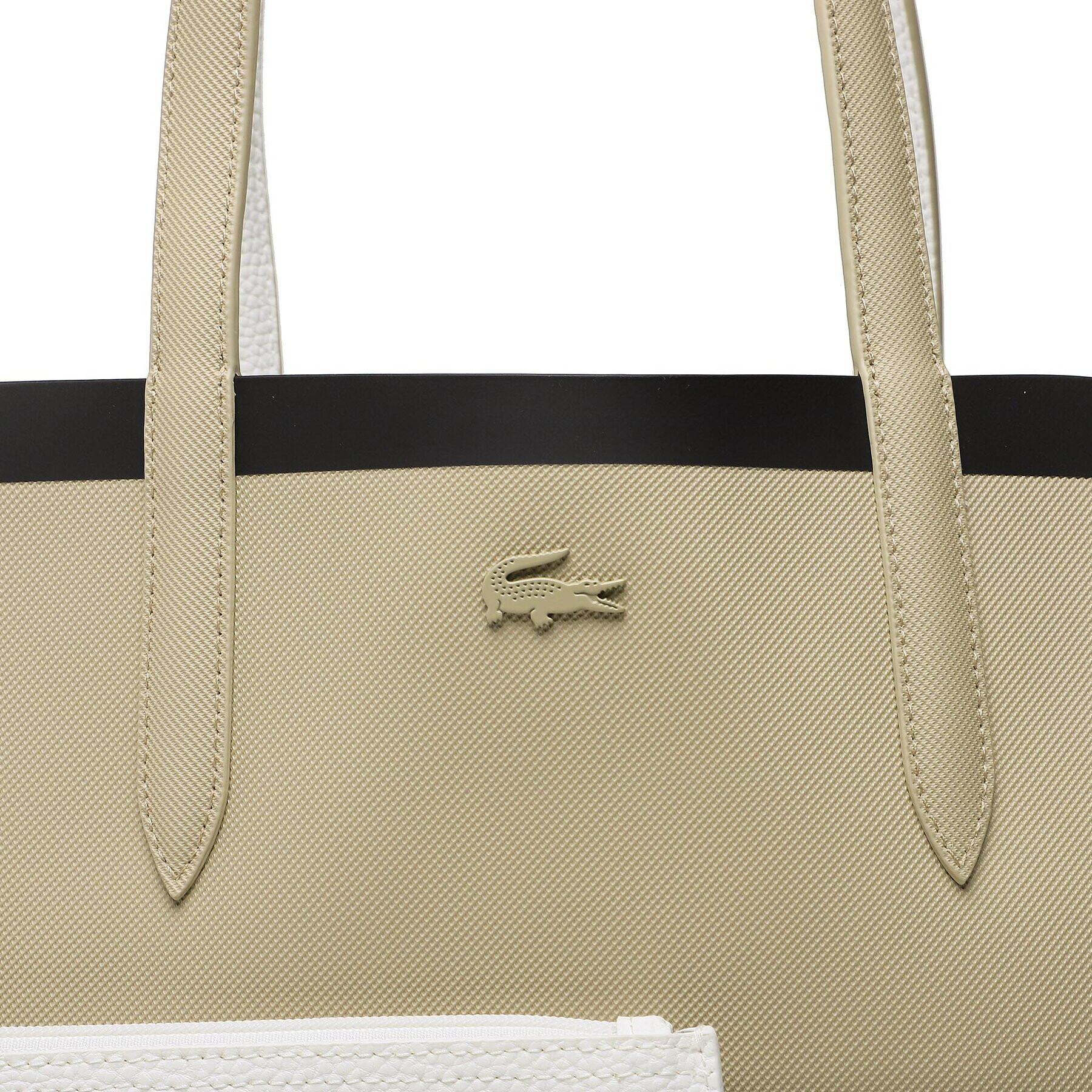 Lacoste Дамска чанта Shopping Bag NF4237AS Бял - Pepit.bg