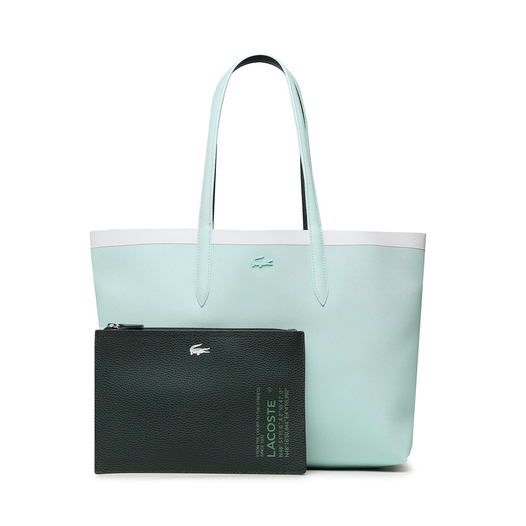 Lacoste Дамска чанта Shopping Bag NF4237AS Зелен - Pepit.bg