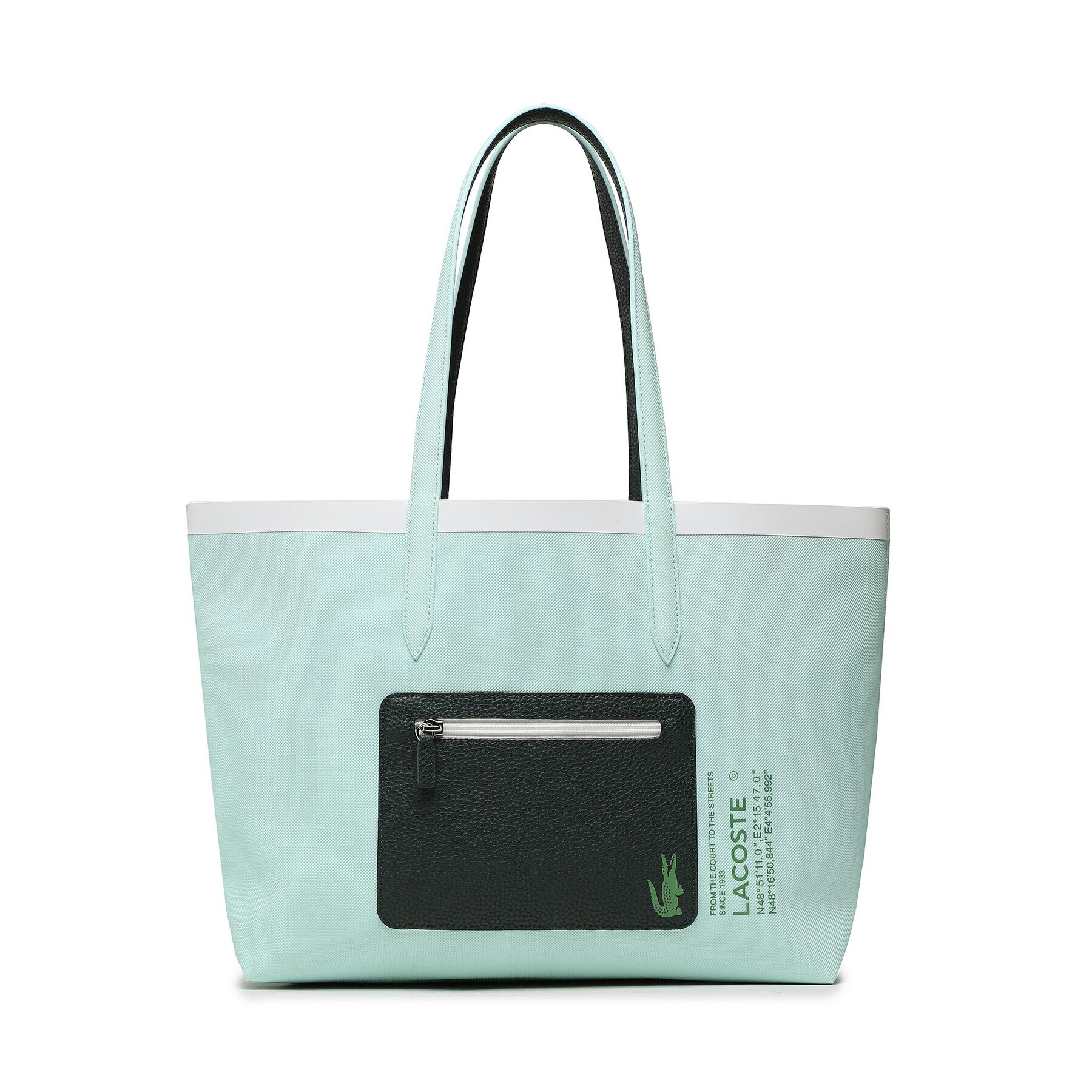 Lacoste Дамска чанта Shopping Bag NF4237AS Зелен - Pepit.bg