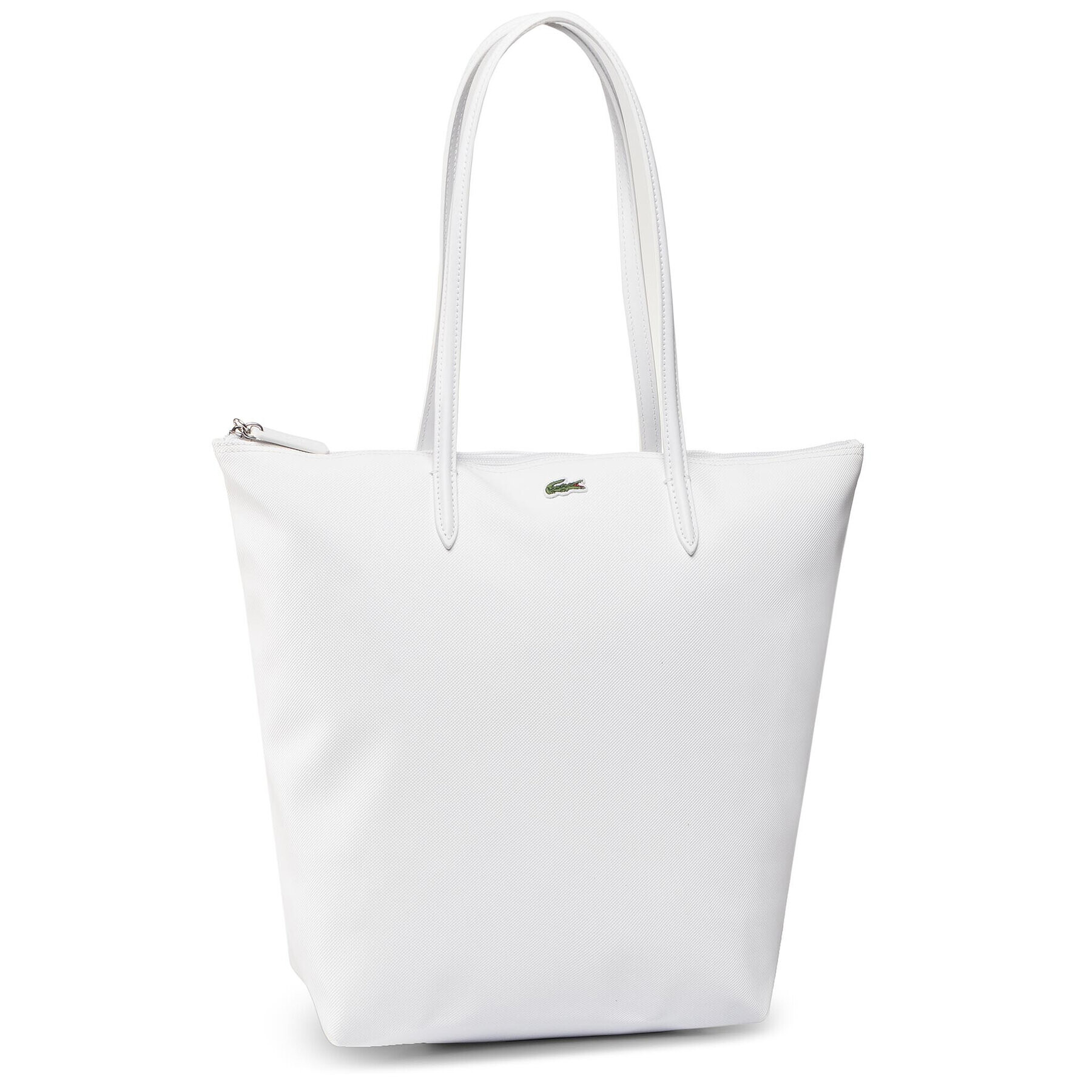 Lacoste Дамска чанта Vertical Shopping Bag NF1890PO Бял - Pepit.bg