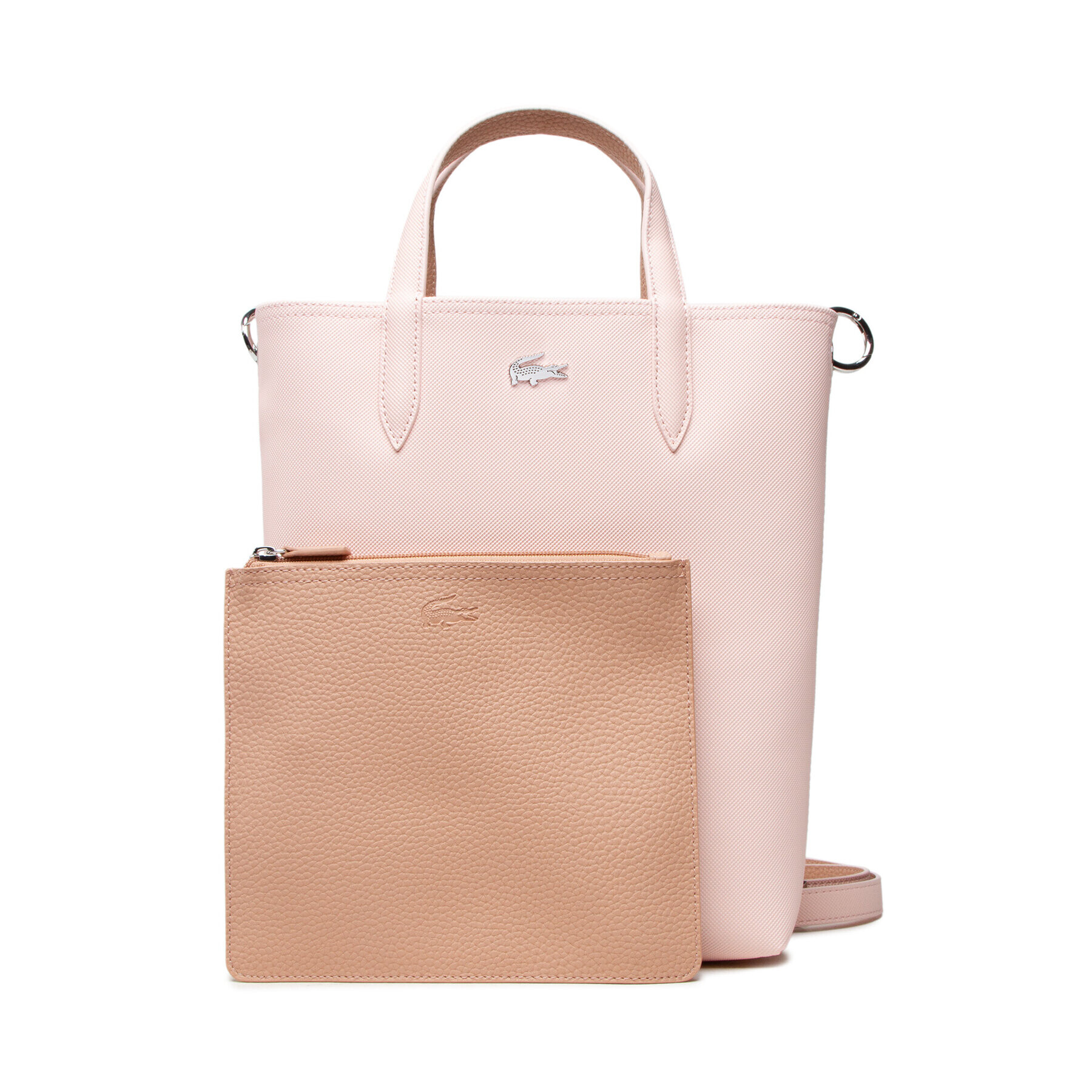 Lacoste Дамска чанта Vertical Shopping Bag NF2991AA Розов - Pepit.bg