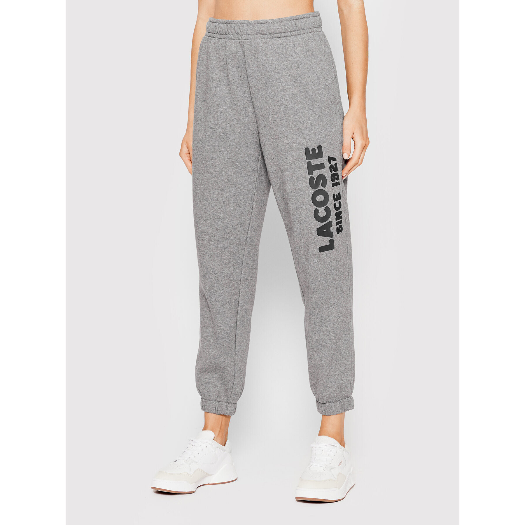 Lacoste Долнище анцуг XF7989 Сив Regular Fit - Pepit.bg