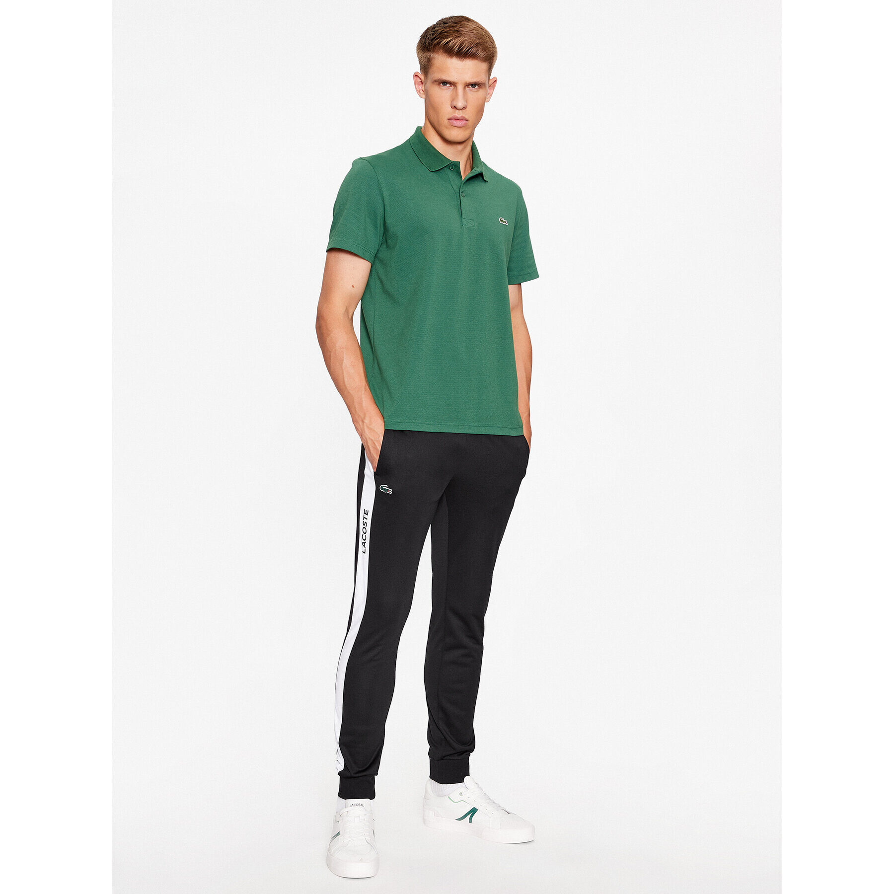 Lacoste Долнище анцуг XH1798 Черен Regular Fit - Pepit.bg