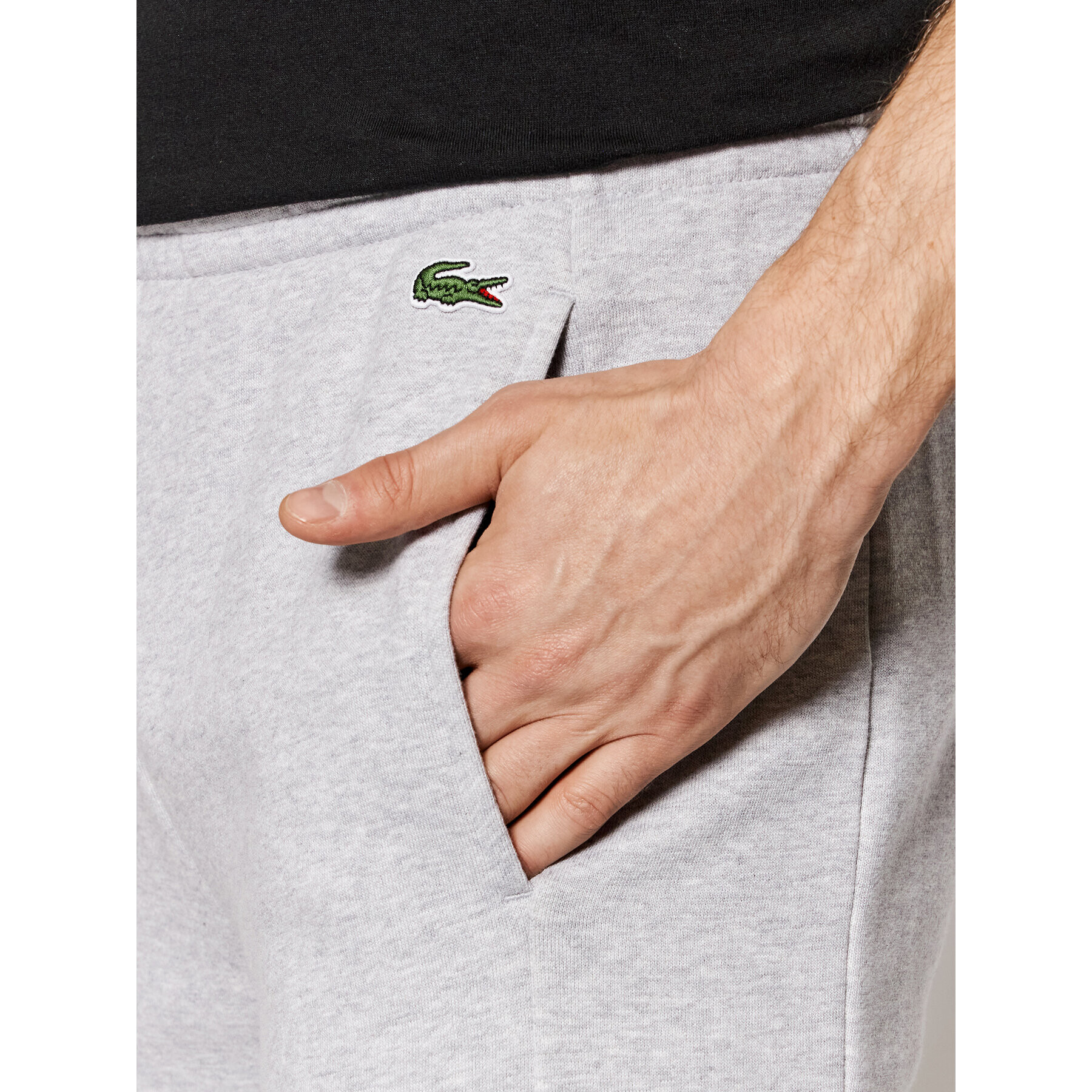 Lacoste Долнище анцуг XH7064 Сив Tapered Fit - Pepit.bg