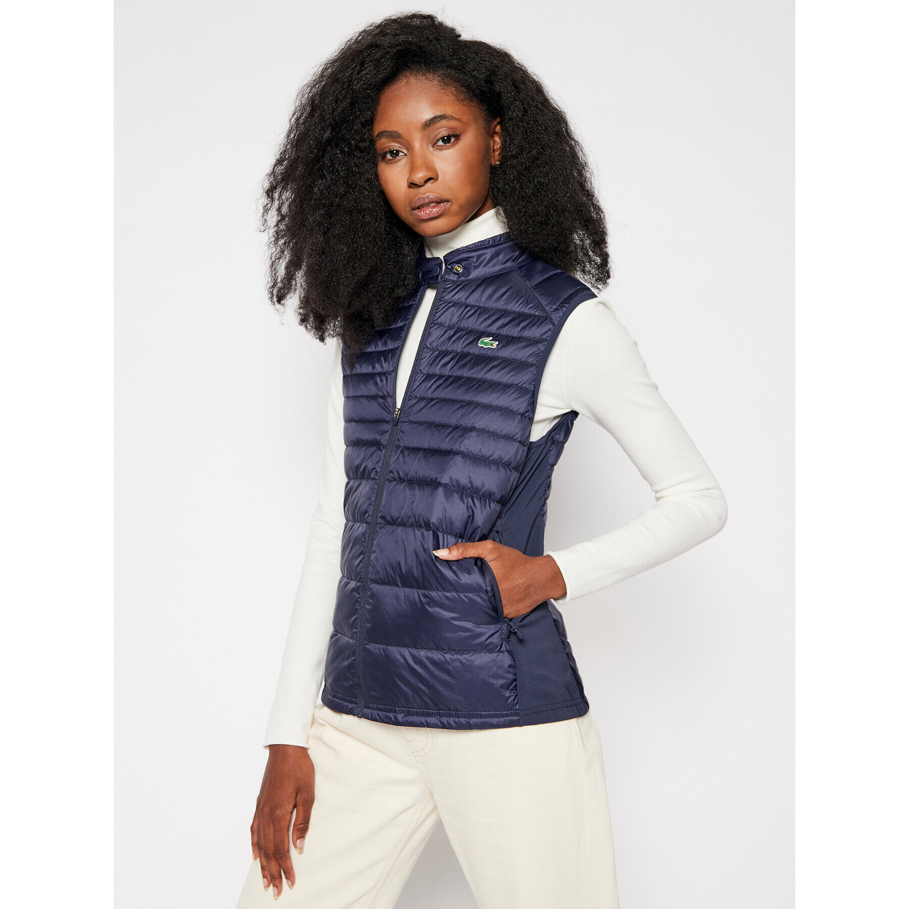 Lacoste Елек BF9276 Тъмносин Regular Fit - Pepit.bg