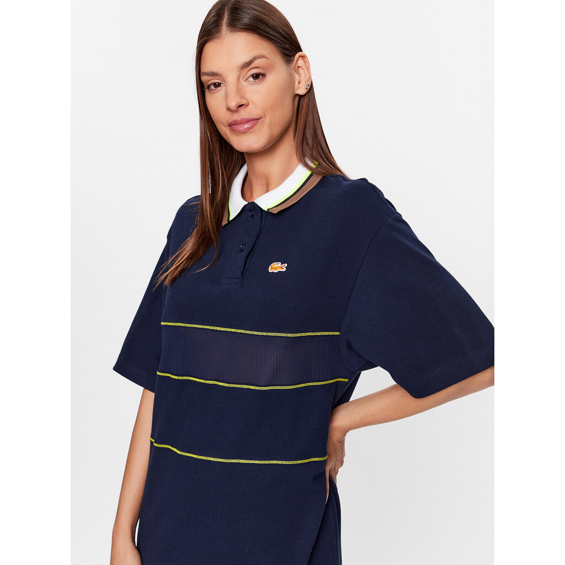 Lacoste Ежедневна рокля EF5569 Тъмносин Regular Fit - Pepit.bg