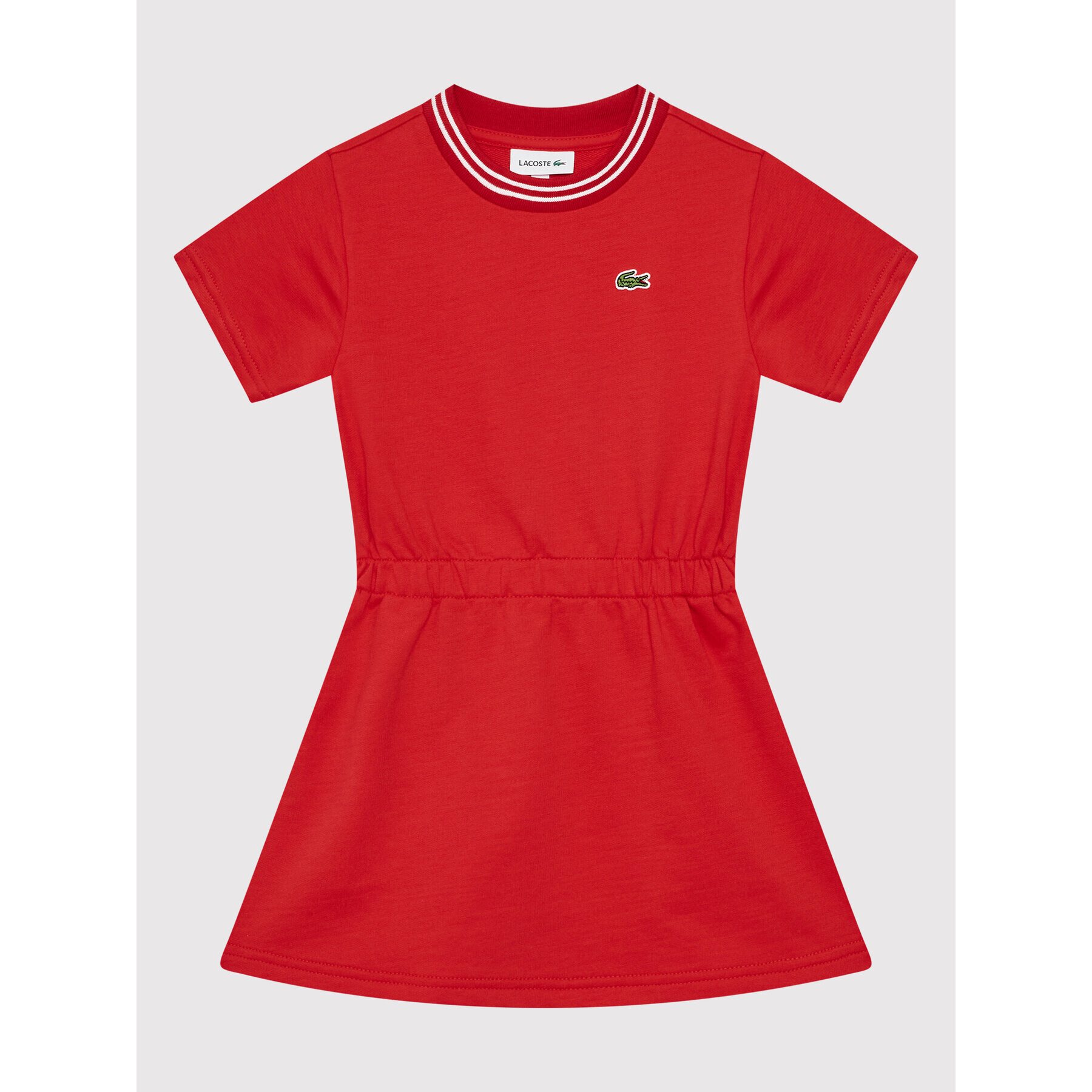 Lacoste Ежедневна рокля EJ1901 Червен Regular Fit - Pepit.bg