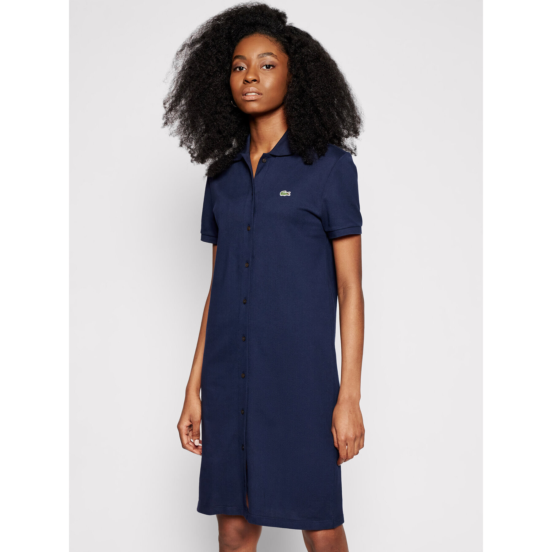 Lacoste Ежедневна рокля EF5468 Тъмносин Regular Fit - Pepit.bg
