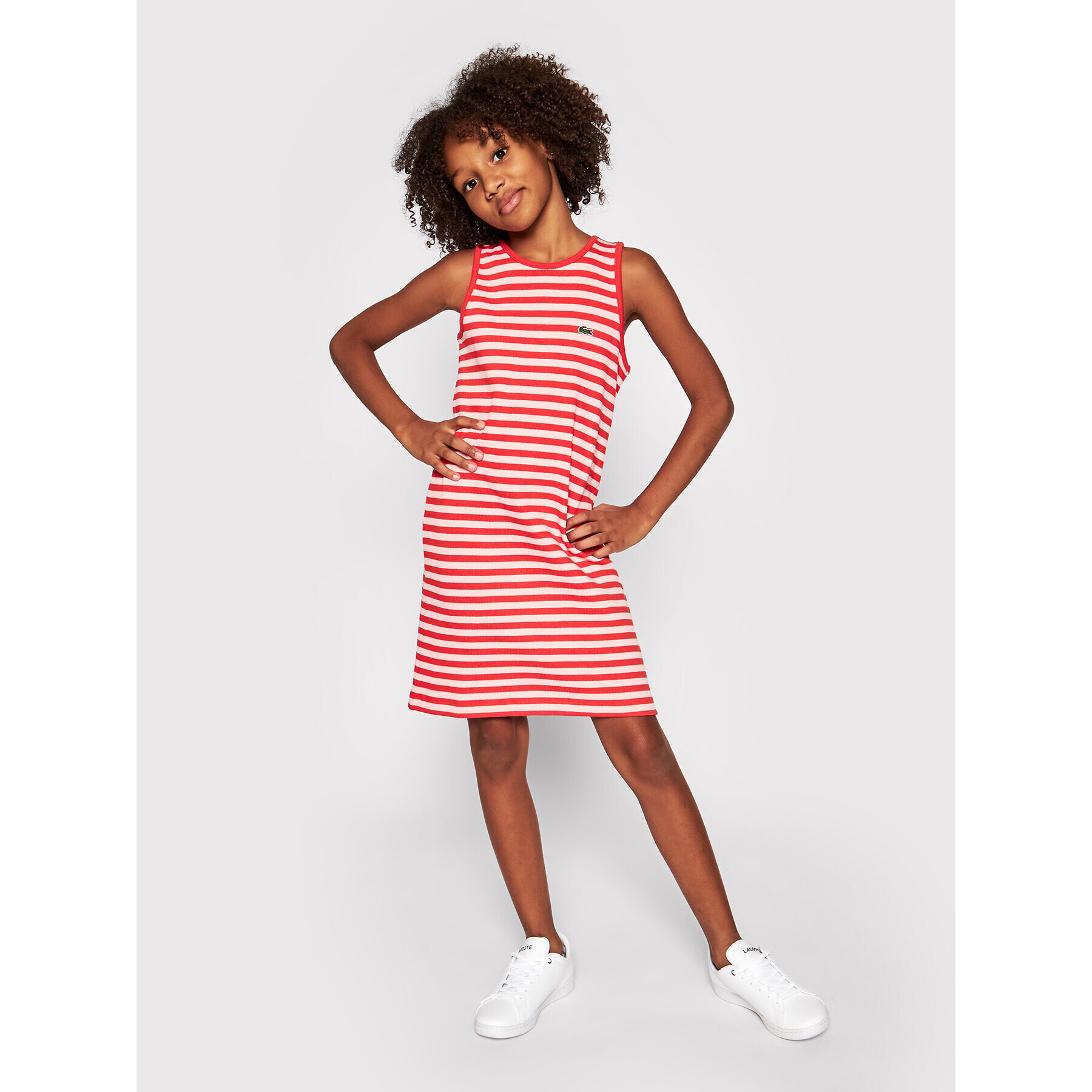 Lacoste Ежедневна рокля EJ0258 Оранжев Regular Fit - Pepit.bg
