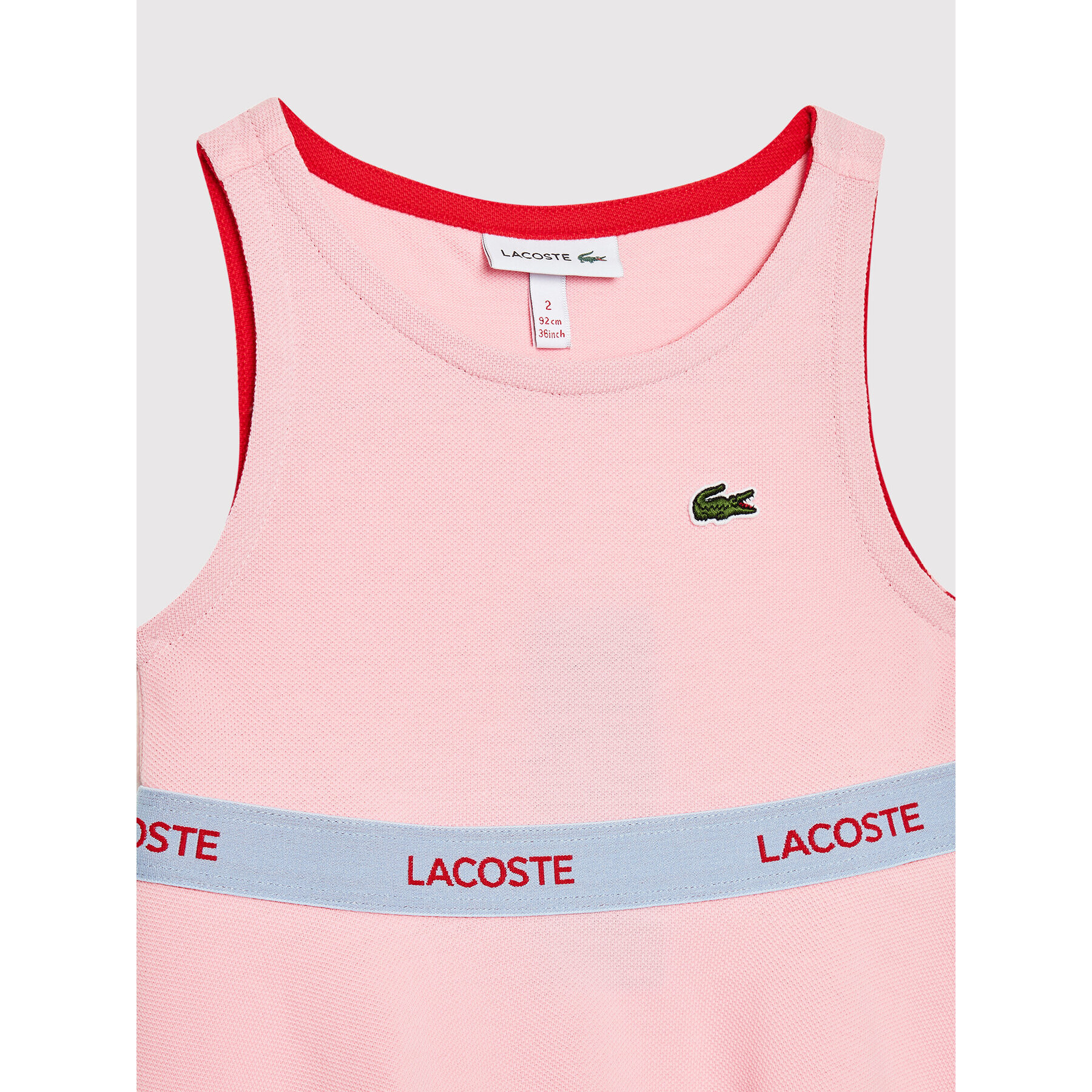 Lacoste Ежедневна рокля EJ6621 Розов Regular Fit - Pepit.bg