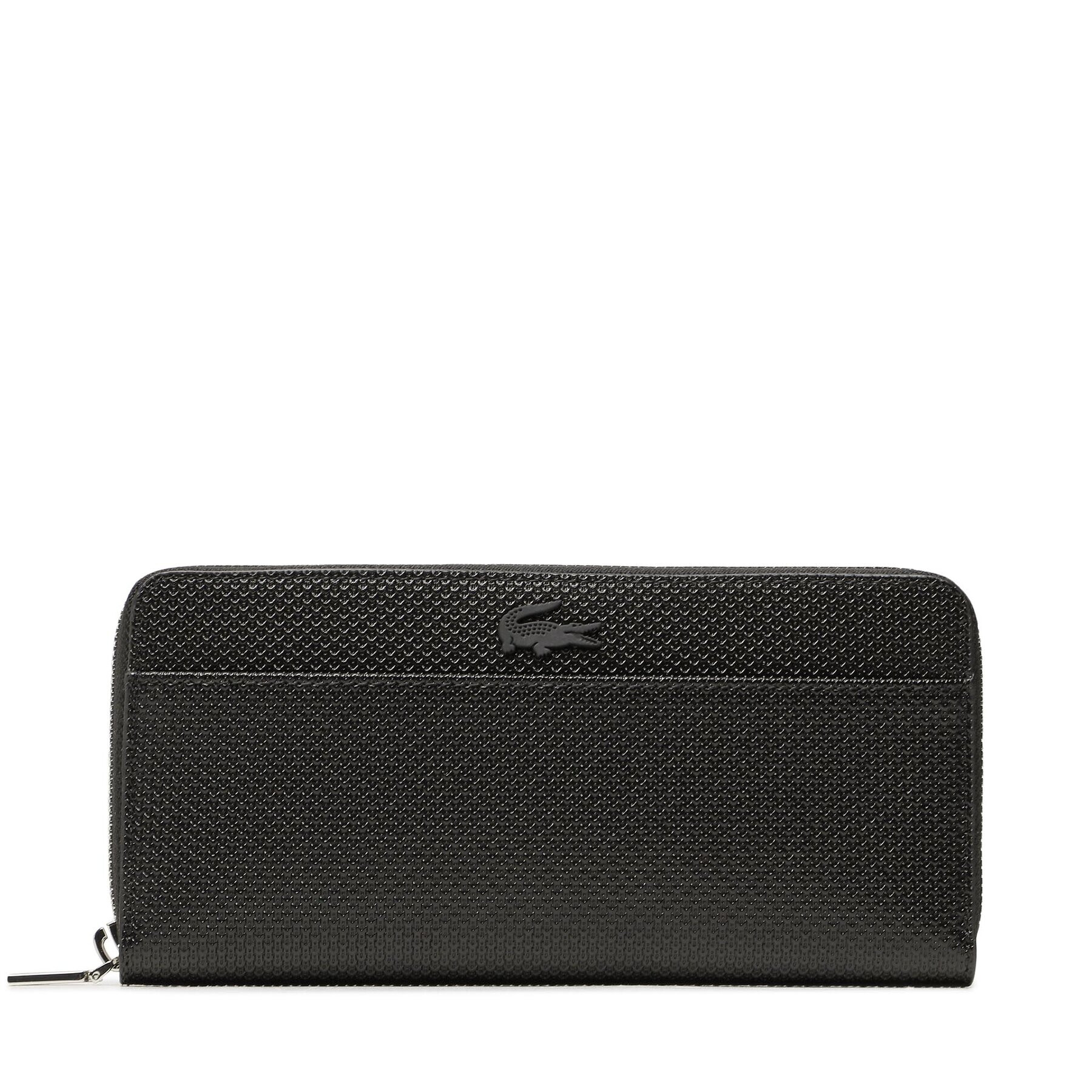 Lacoste Голям дамски портфейл L Zip Wallet NF3885KL Черен - Pepit.bg