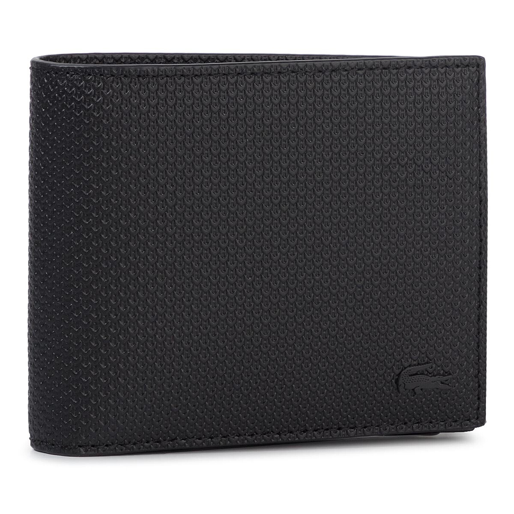 Lacoste Голям мъжки портфейл Billfold Zip Case NH2826CE Черен - Pepit.bg