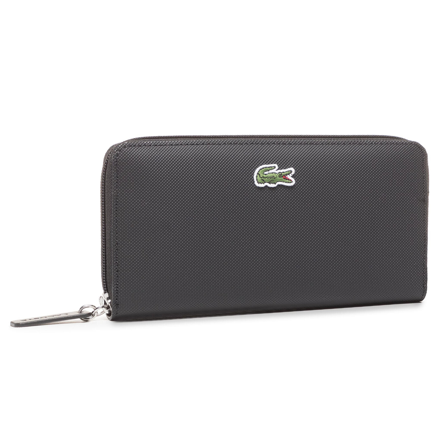 Lacoste Голям дамски портфейл L Zip Wallet NF2900PO Черен - Pepit.bg