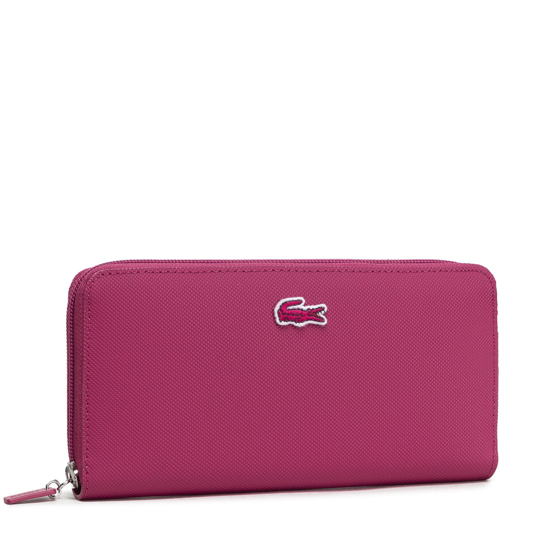 Lacoste Голям дамски портфейл L Zip Wallet NF2900PO Розов - Pepit.bg