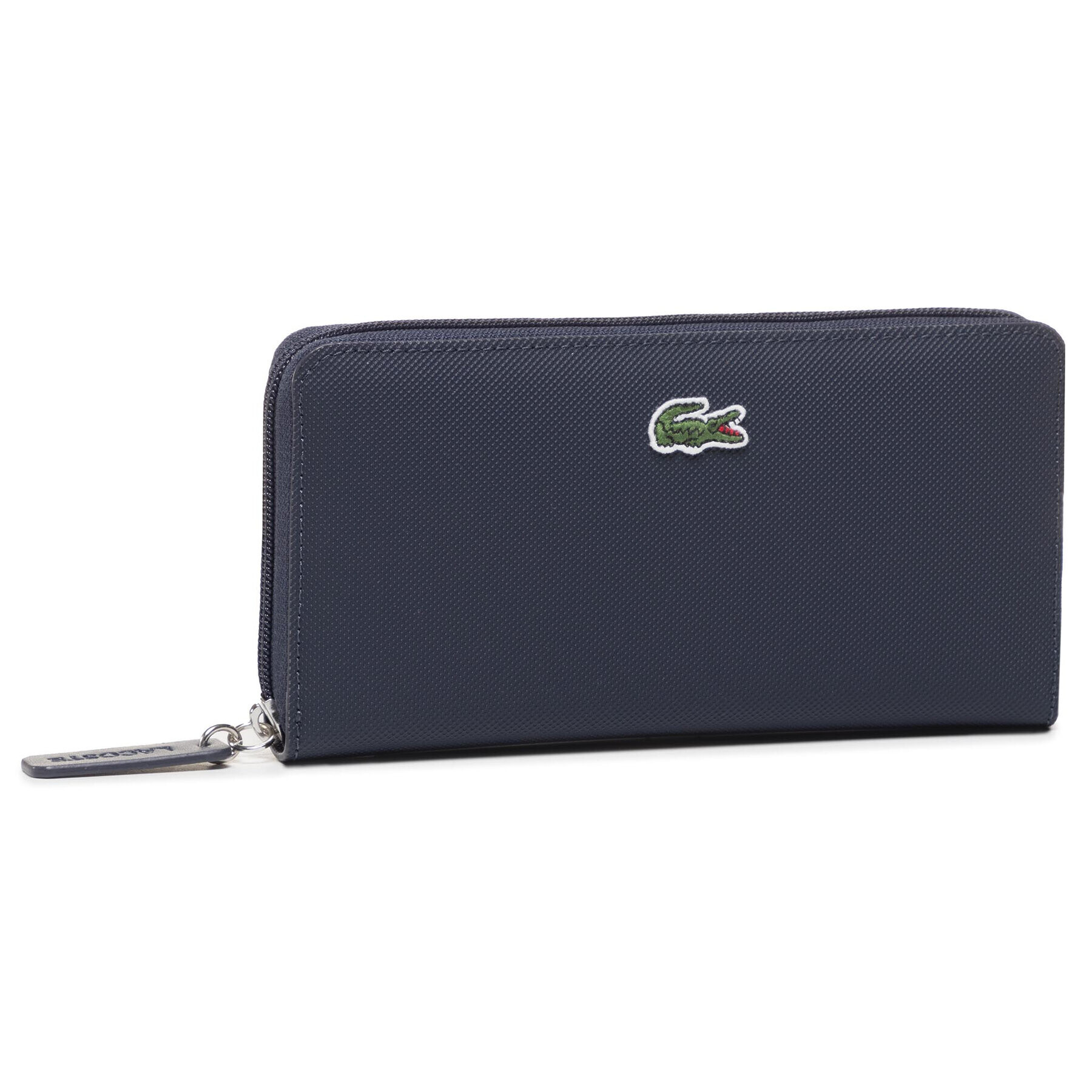 Lacoste Голям дамски портфейл L Zip Wallet NF2900PO Тъмносин - Pepit.bg