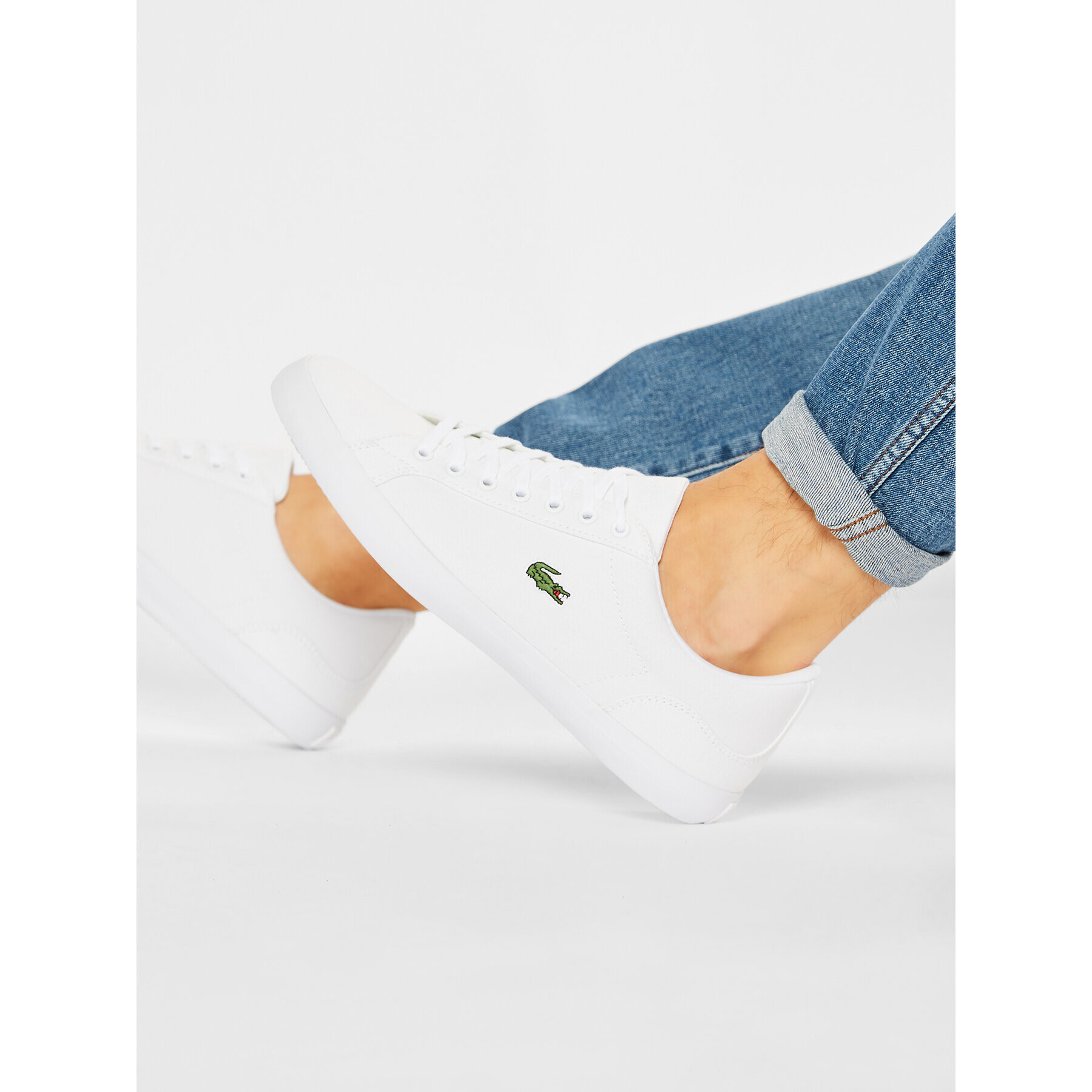 Lacoste Гуменки Lerond Bl 2 Cam 7-33CAM1033001 Бял - Pepit.bg