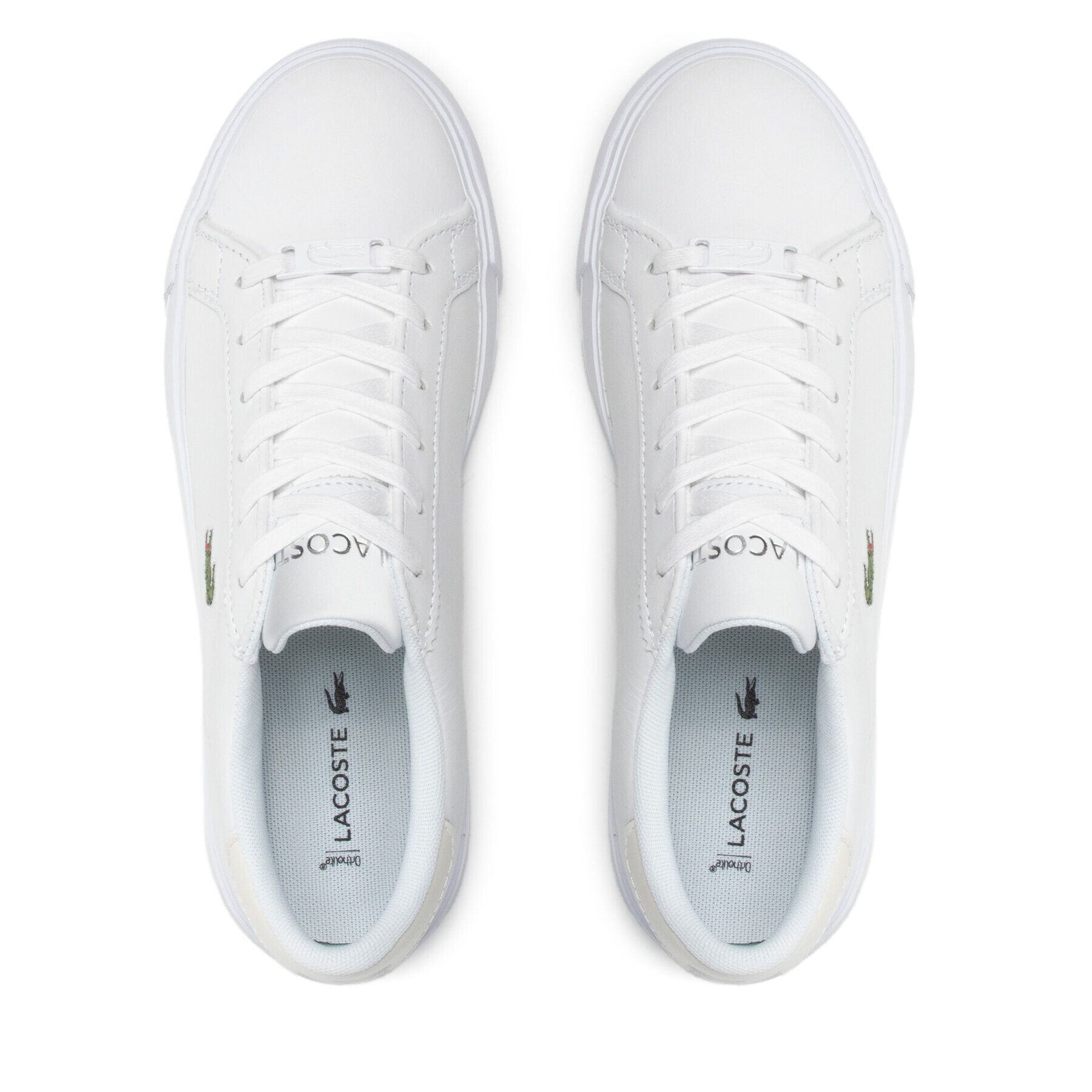 Lacoste Гуменки Leround Plus 0521 1 Cfa 7-42CFA001821G Бял - Pepit.bg